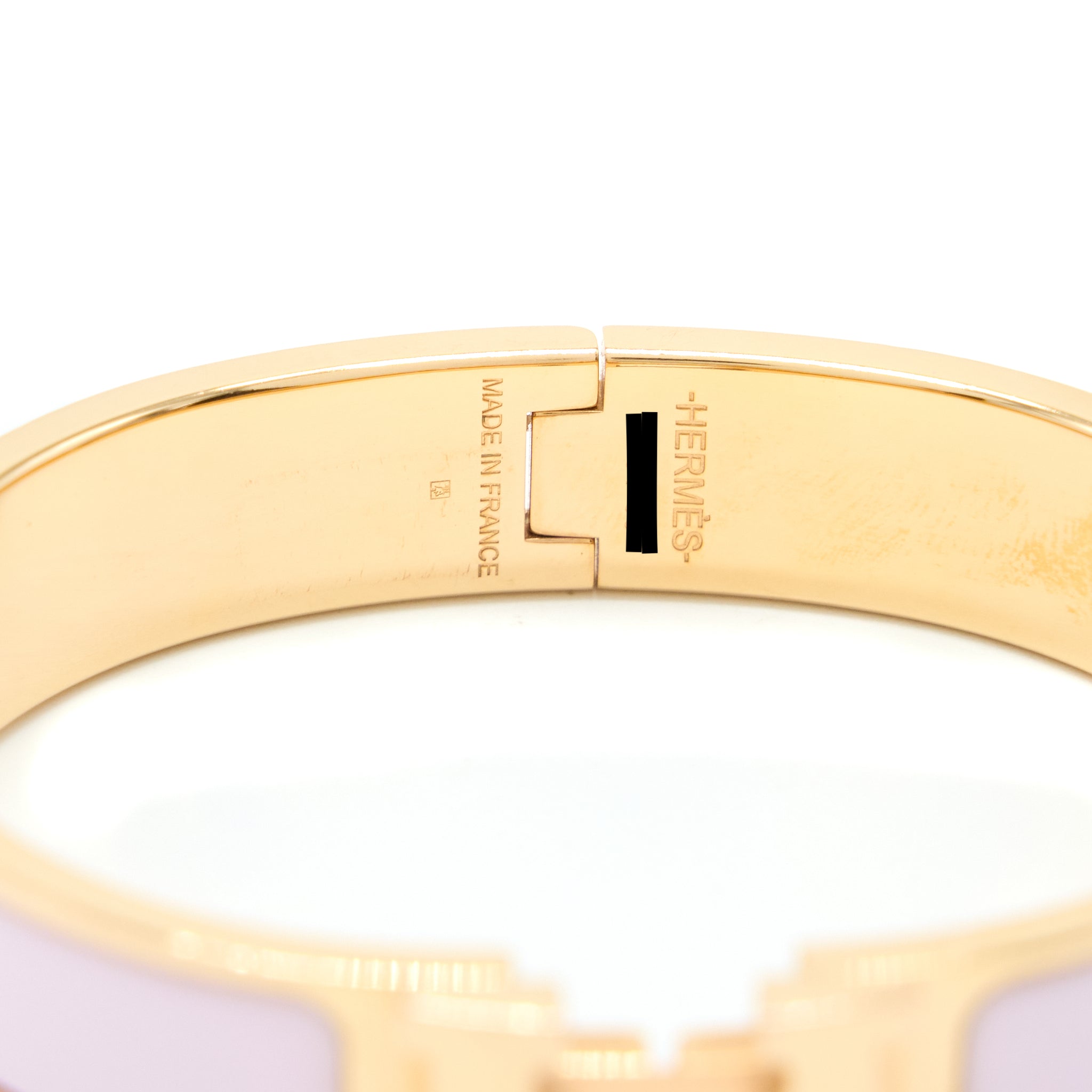 HERMES BRACELET LIGHT PINK GHW