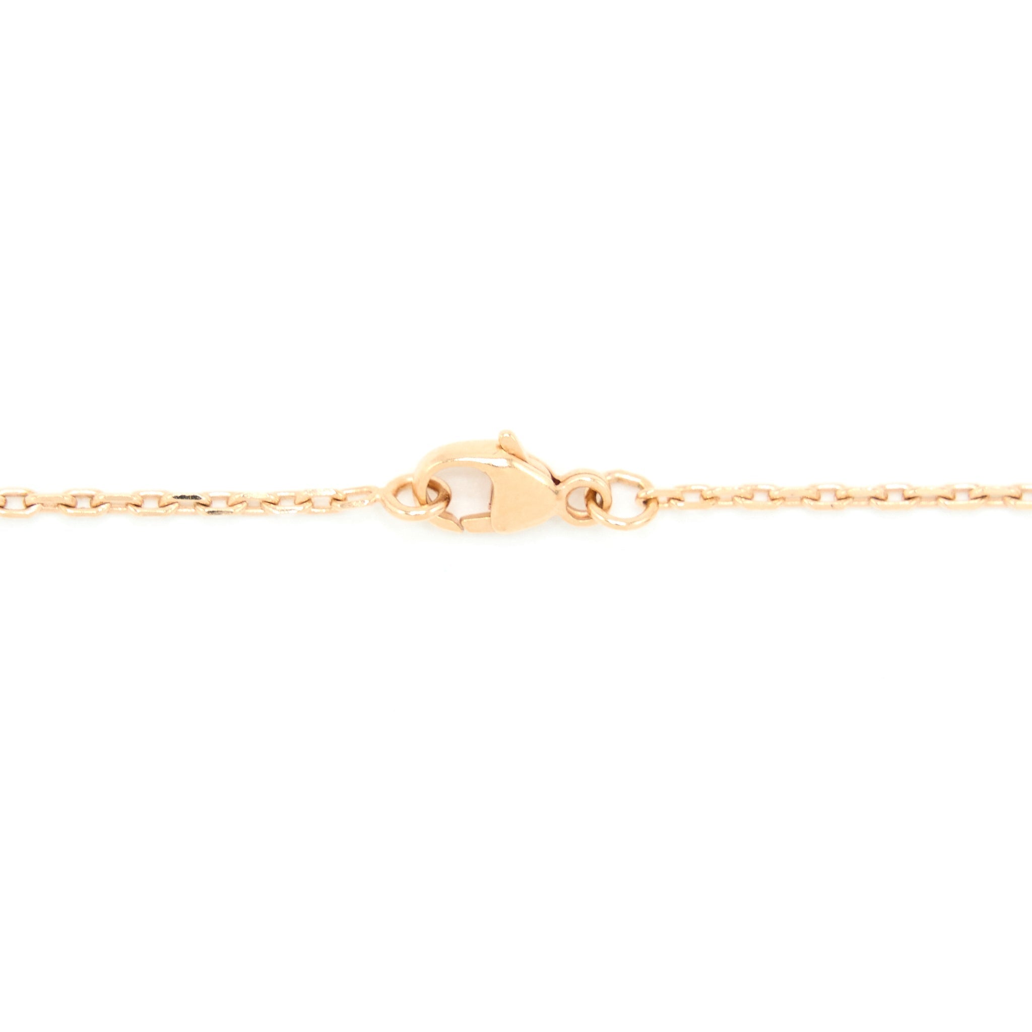 HERMES MINI POP H PENDANT MARRON GLACE ROSE GOLD