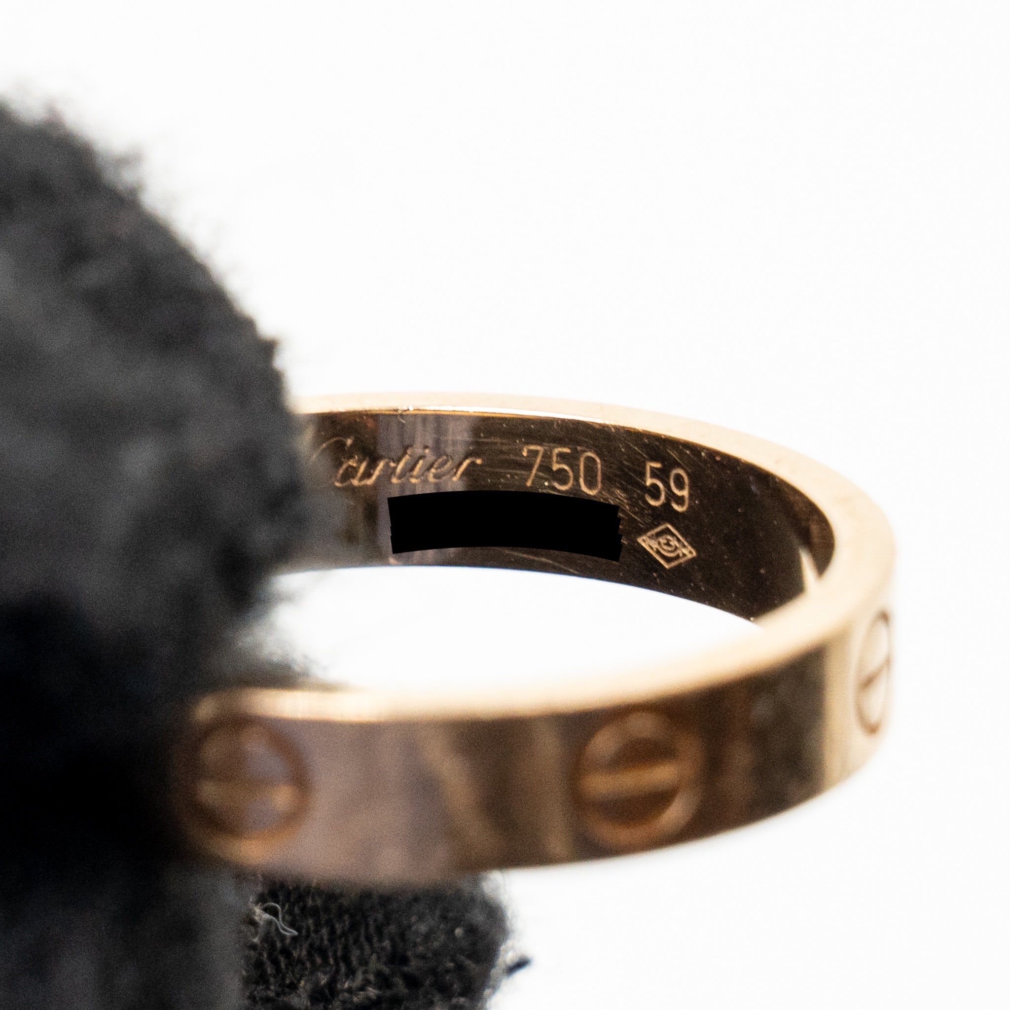 CARTIER LOVE RING ROSE GOLD WITH ONE DIAMOND