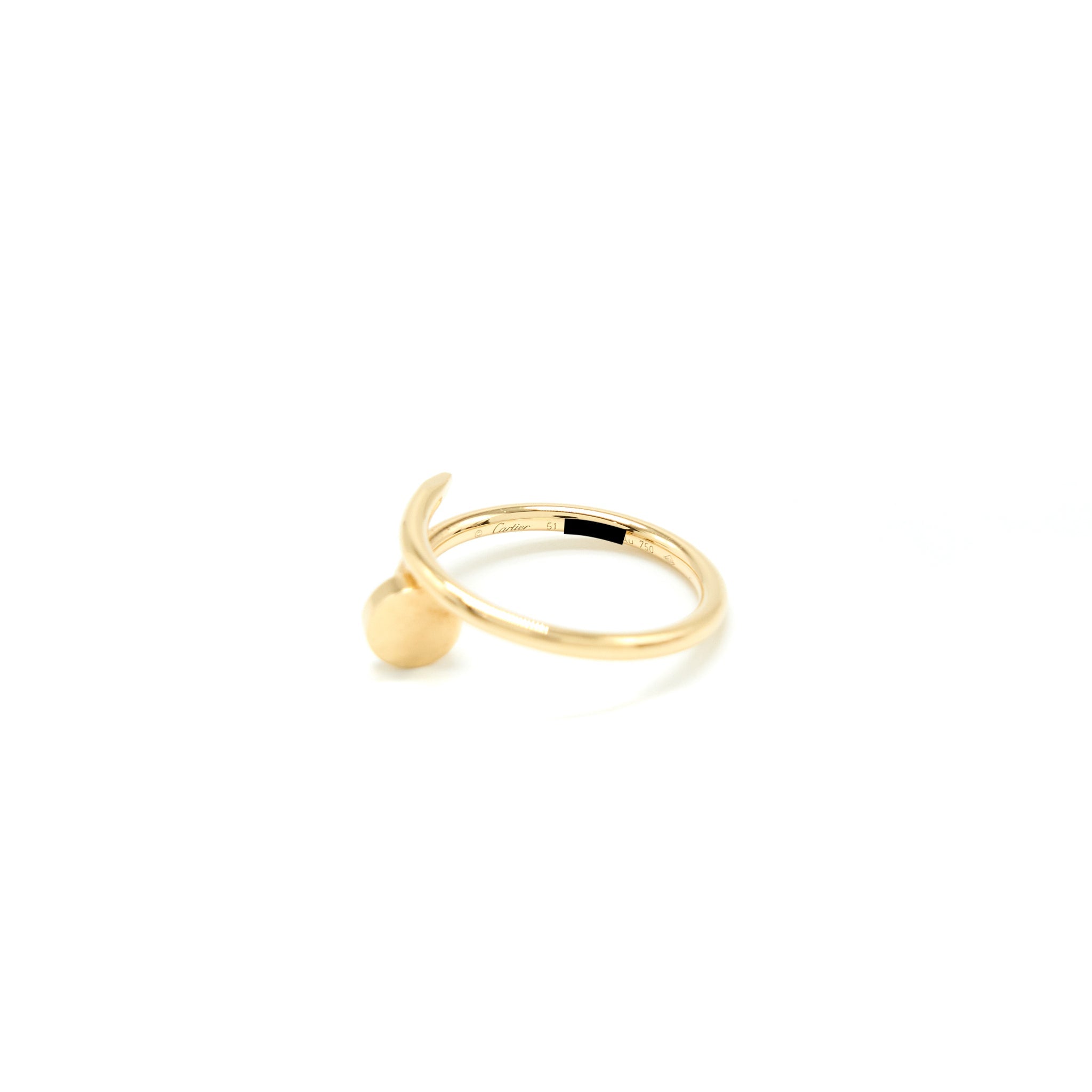 CARTIER JUST UN CLOU RING YELLOW GOLD