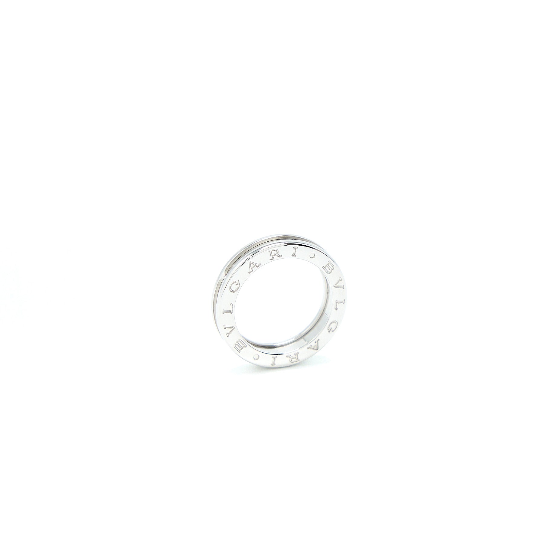 BVLGARI B.ZERO1 ONE-BAND RING WHITE GOLD
