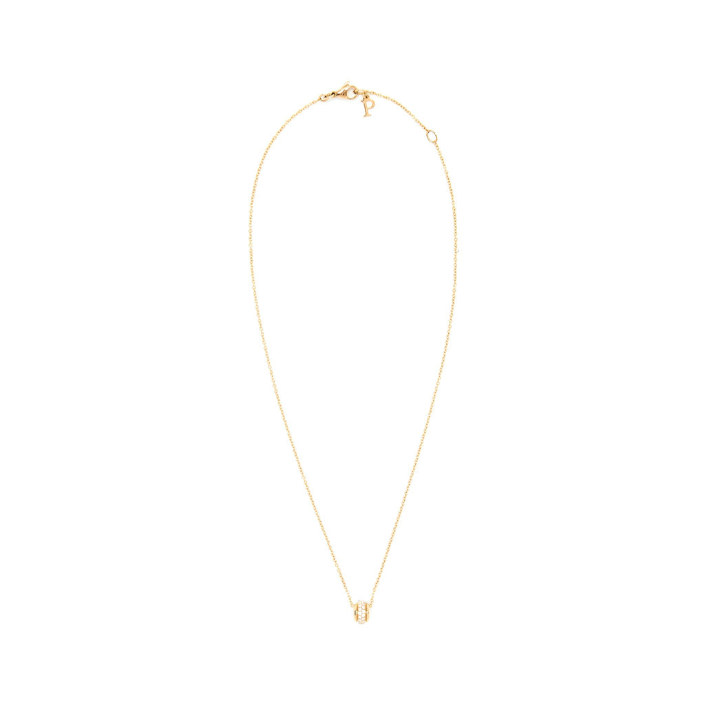 PIAGET POSSESSION PENDANT NECKLACE 18K ROSE GOLD WITH DIAMONDS