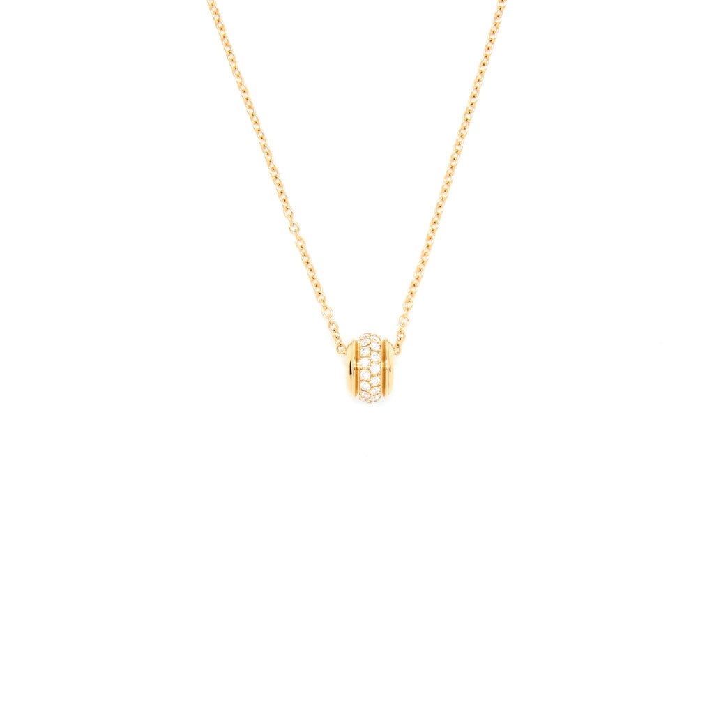 PIAGET POSSESSION PENDANT NECKLACE 18K ROSE GOLD WITH DIAMONDS