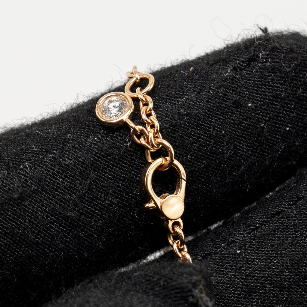 HERMES FINESSE BRACELET ROSE GOLD DIAMONDS