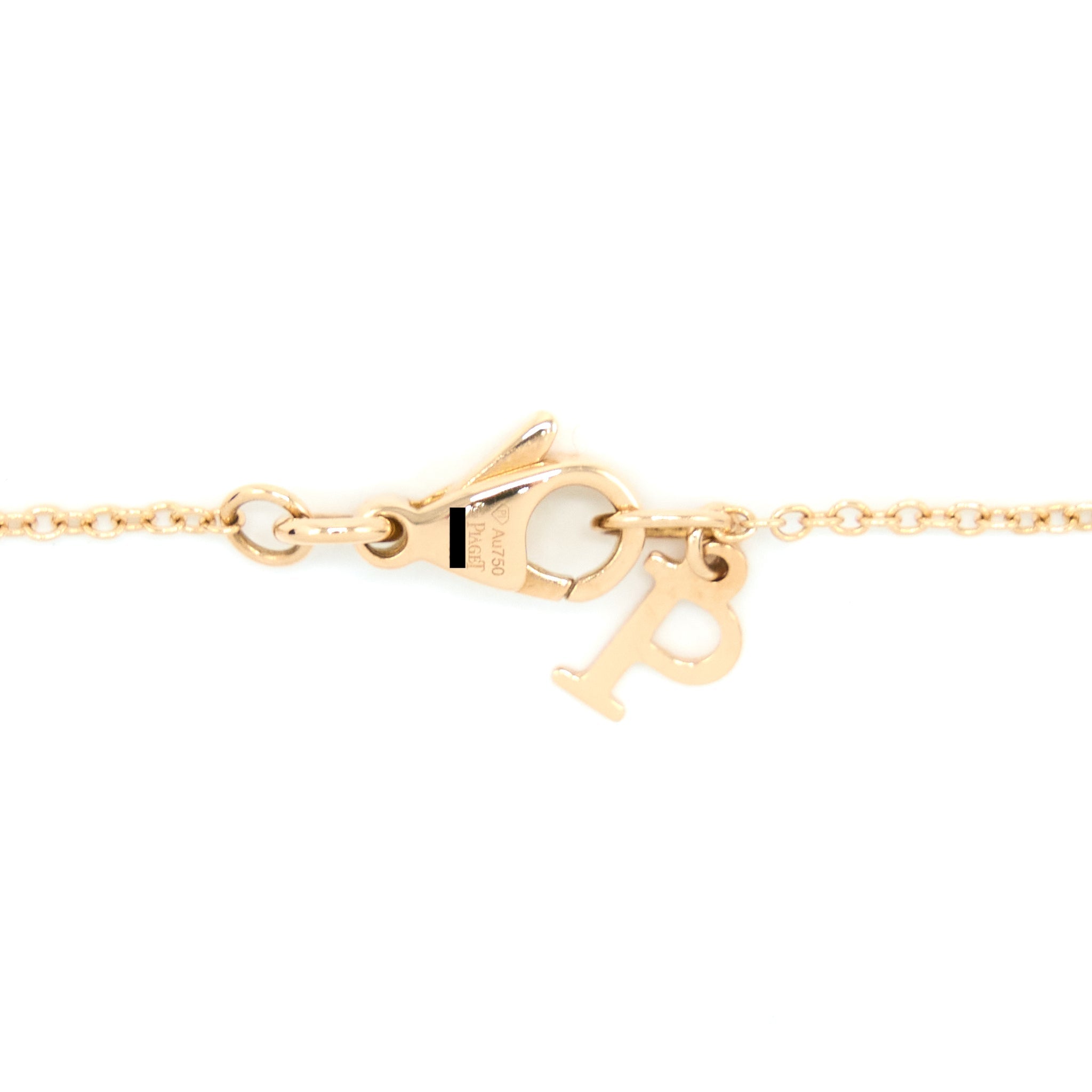PIAGET POSSESSION PENDANT NECKLACE 18K ROSE GOLD WITH DIAMONDS