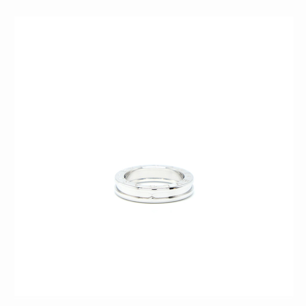 BVLGARI B.ZERO1 ONE-BAND RING WHITE GOLD