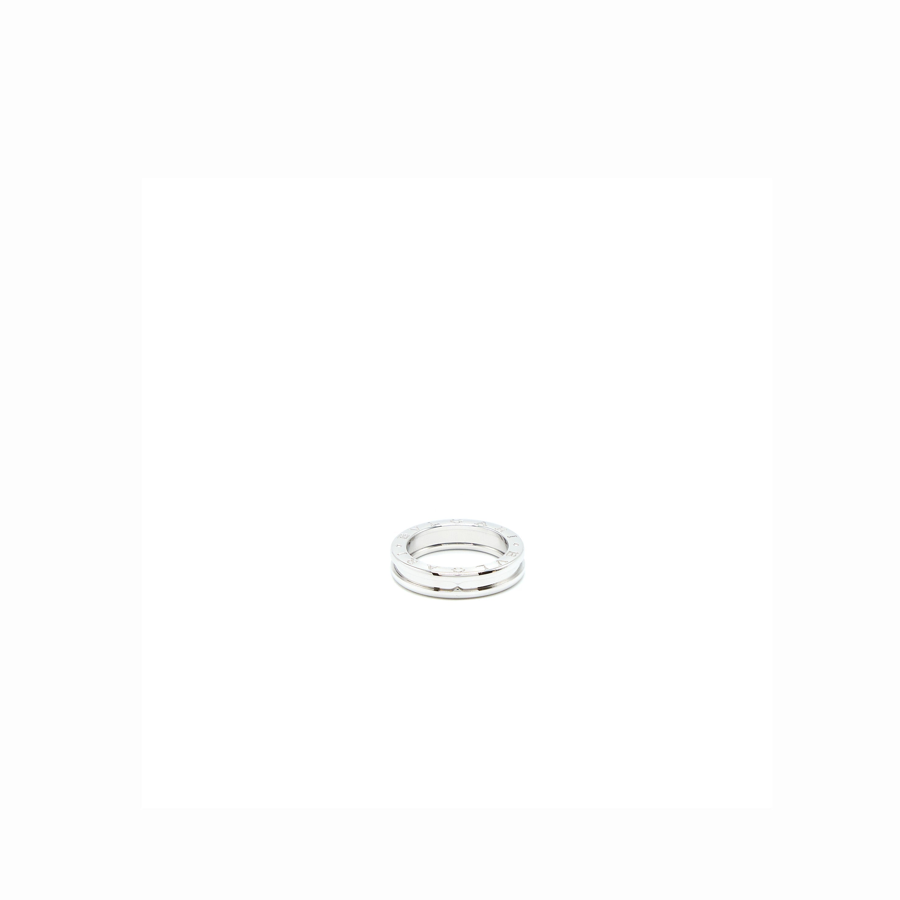 BVLGARI B.ZERO1 ONE-BAND RING WHITE GOLD