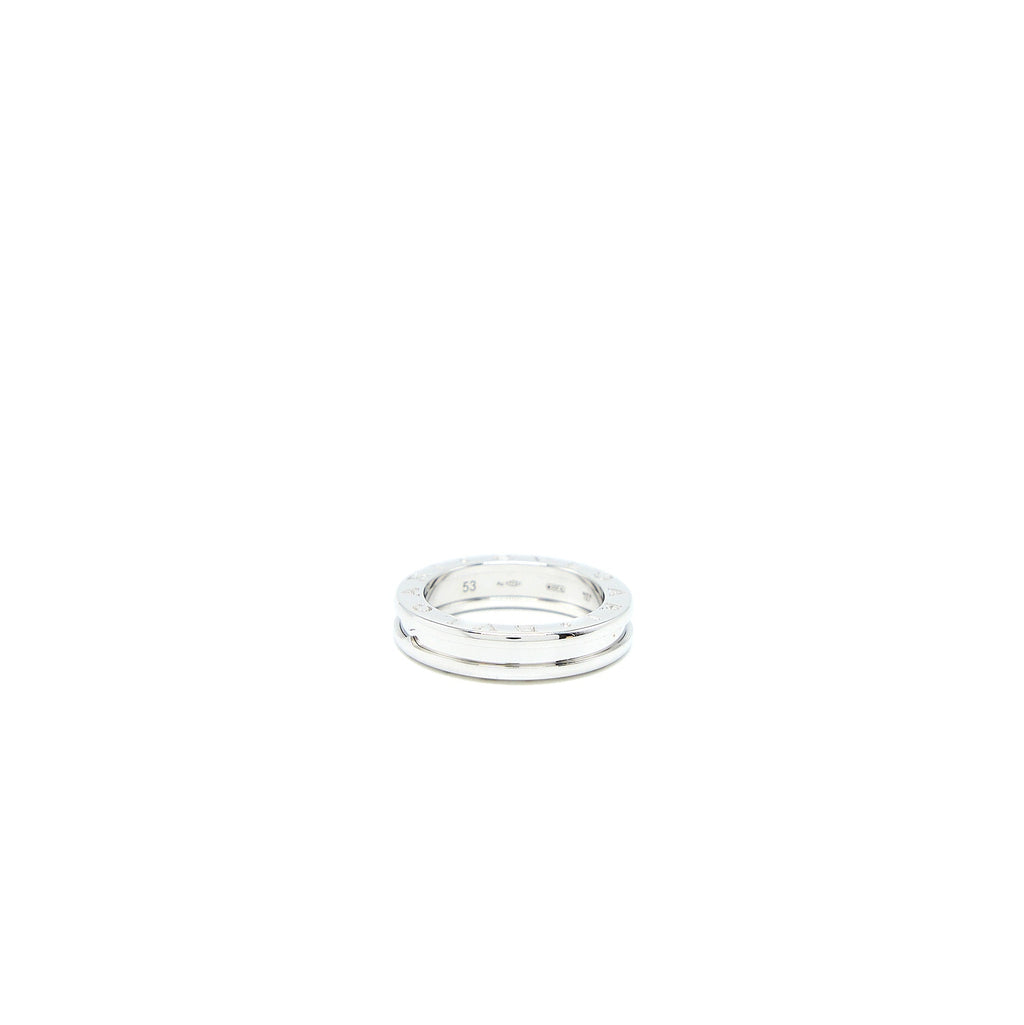 BVLGARI B.ZERO1 ONE-BAND RING WHITE GOLD