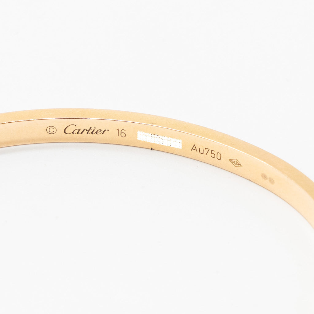CARTIER LOVE BRACELET ROSE GOLD