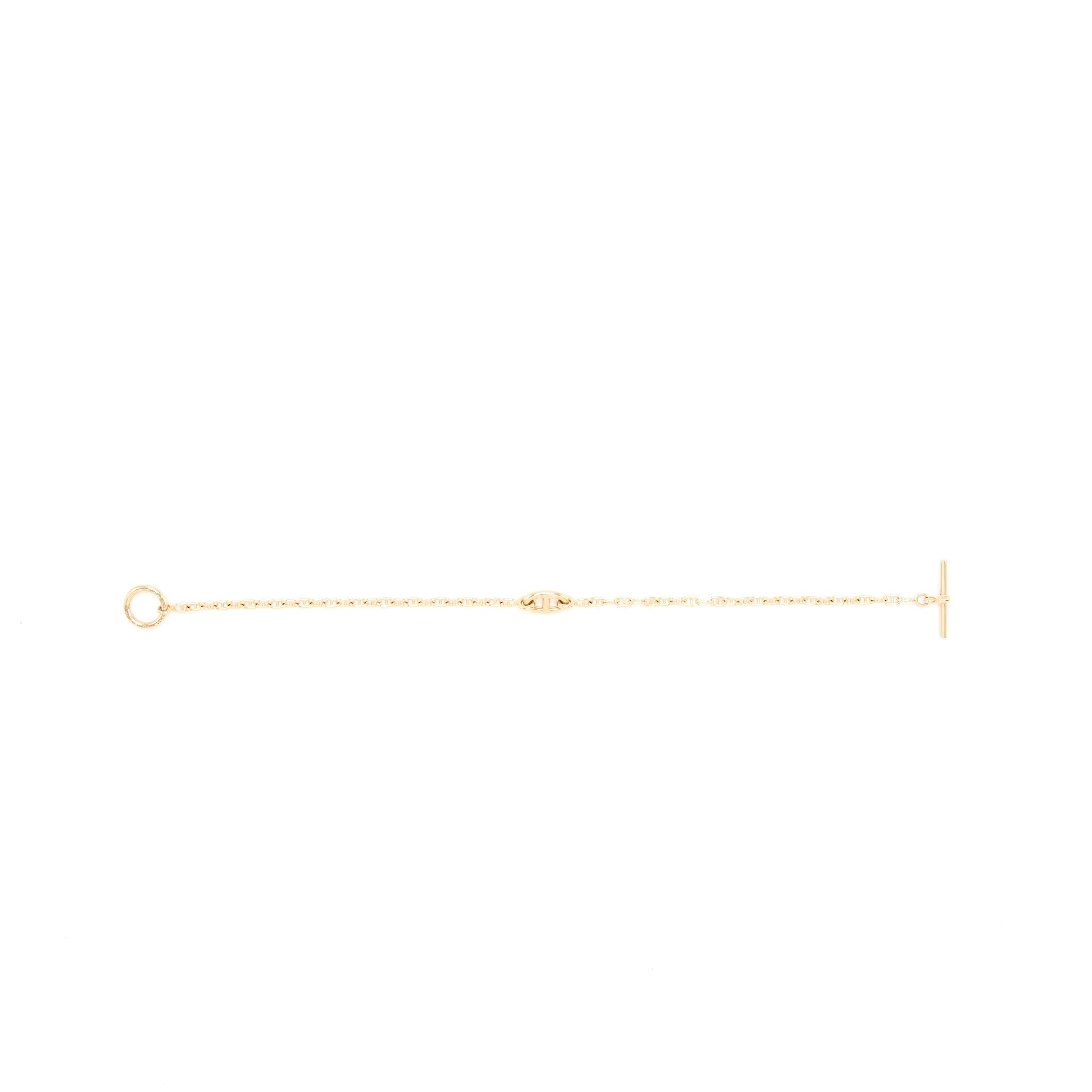 HERMES NEW FARANDOLE BRACELET ROSE GOLD
