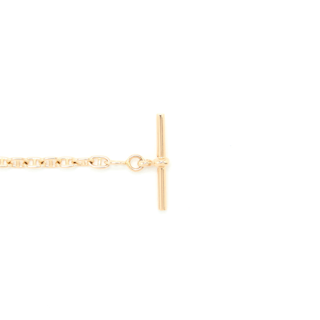 HERMES NEW FARANDOLE BRACELET ROSE GOLD
