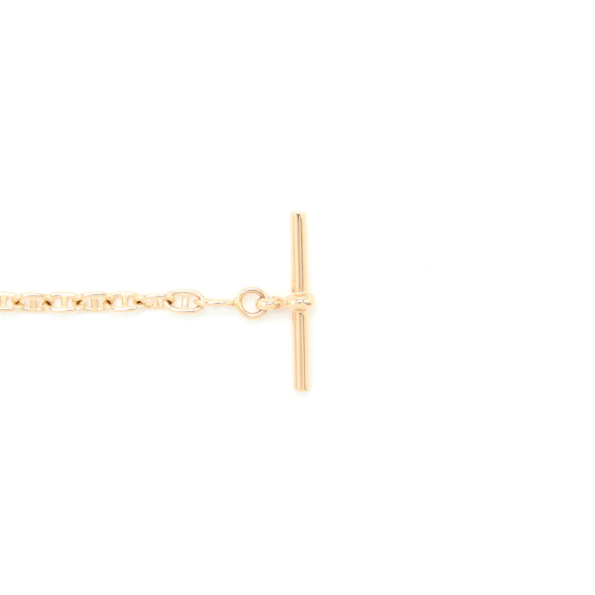 HERMES NEW FARANDOLE BRACELET ROSE GOLD