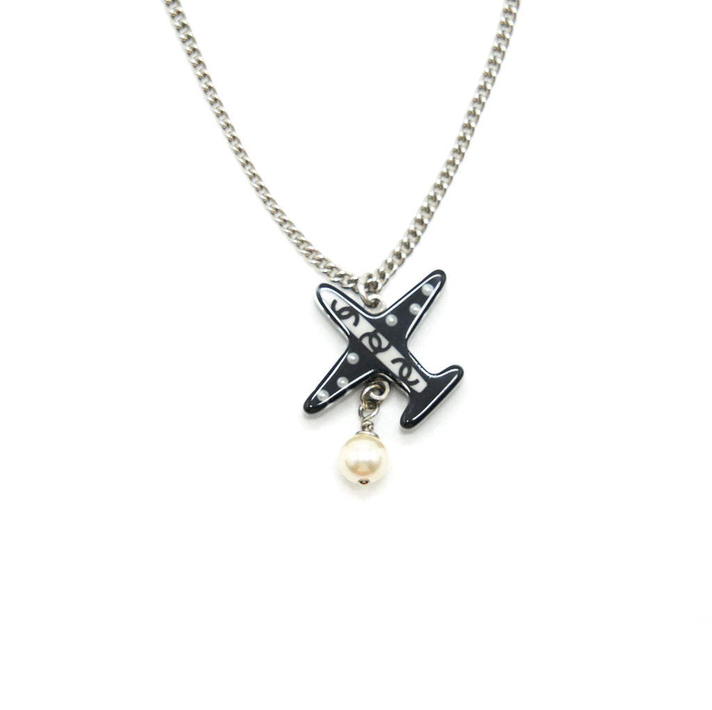 CHANEL MINI AIRPLANE NECKLACE