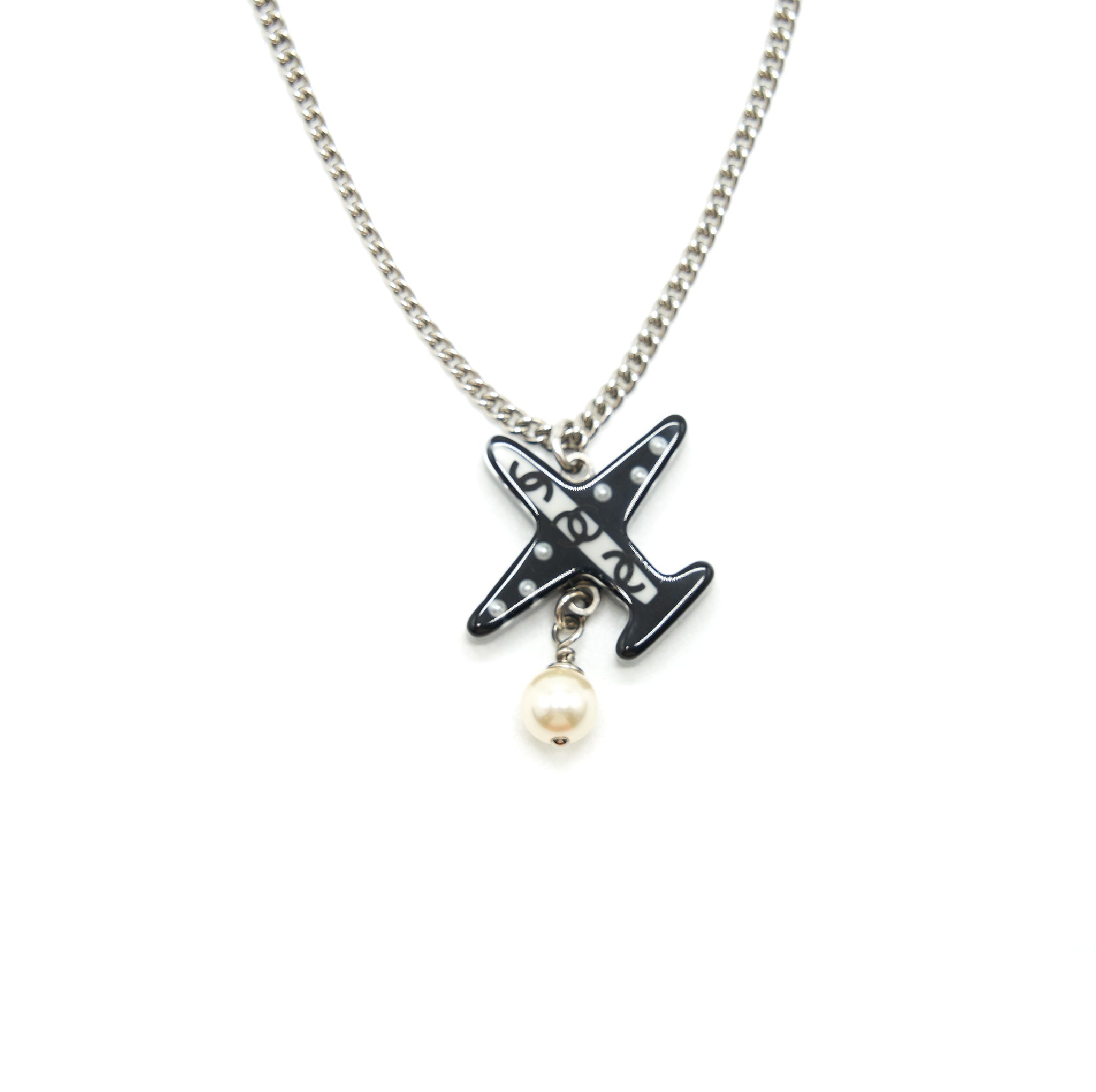 CHANEL MINI AIRPLANE NECKLACE