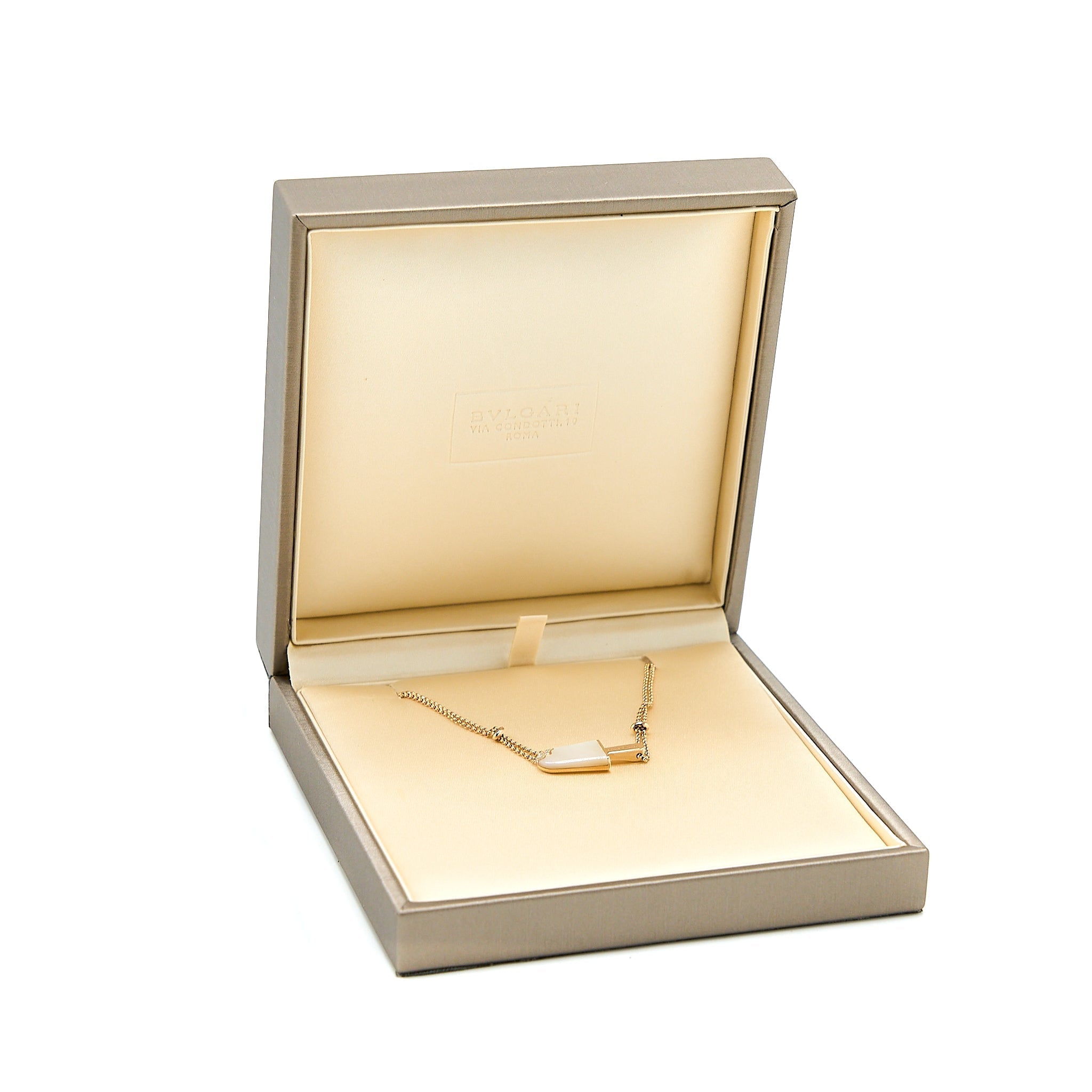 BVLGARI GELATI PENDANT 18K ROSE GOLD WITH MOTHER OF PEARL