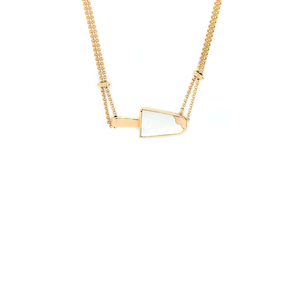 BVLGARI GELATI PENDANT 18K ROSE GOLD WITH MOTHER OF PEARL