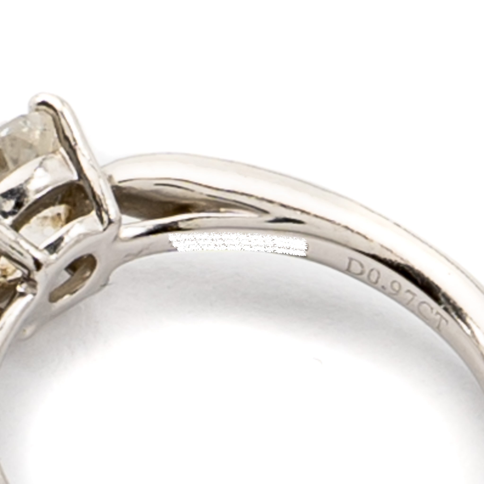 TIFFANY DIAMOND RING 0.97CT H COLOUR VS1