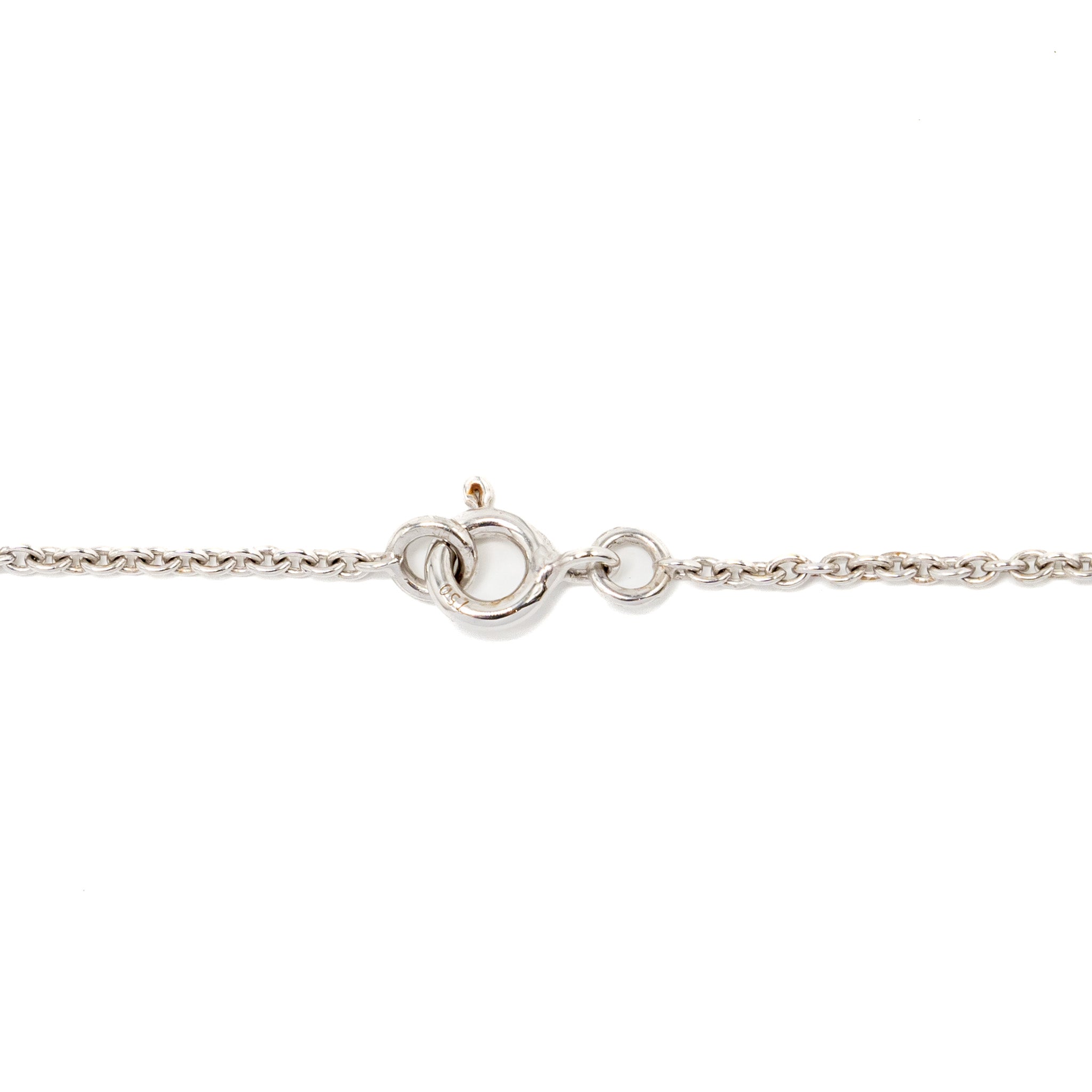 HERMES AMULETTE CONSTANCE PENDANT WHITE GOLD DIAMONDS