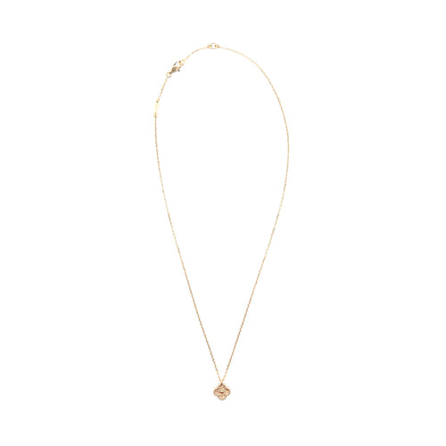 VAN CLEEF & ARPLES SWEET ALHAMBRA 18K ROSE GOLD PENDANT