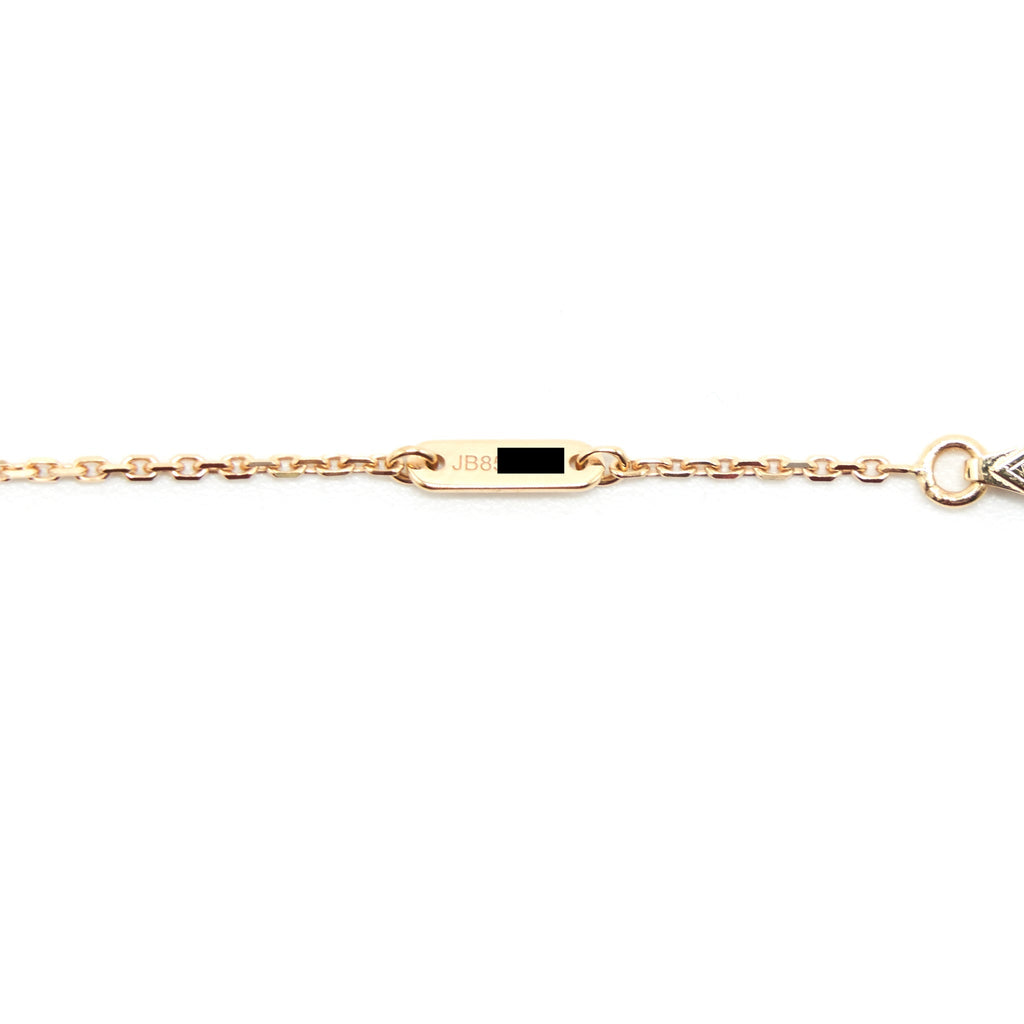 VAN CLEEF & ARPLES SWEET ALHAMBRA 18K ROSE GOLD PENDANT