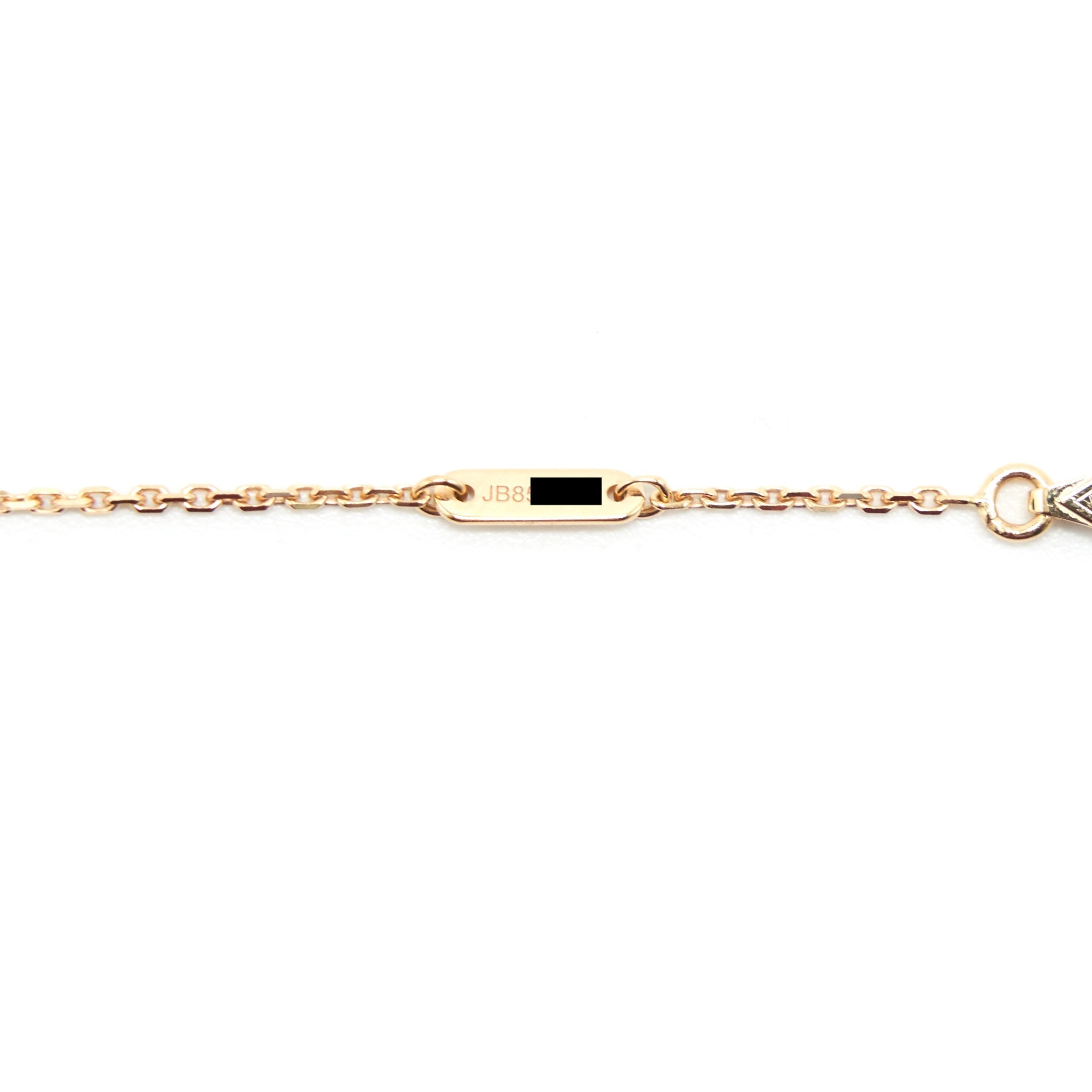 VAN CLEEF & ARPLES SWEET ALHAMBRA 18K ROSE GOLD PENDANT