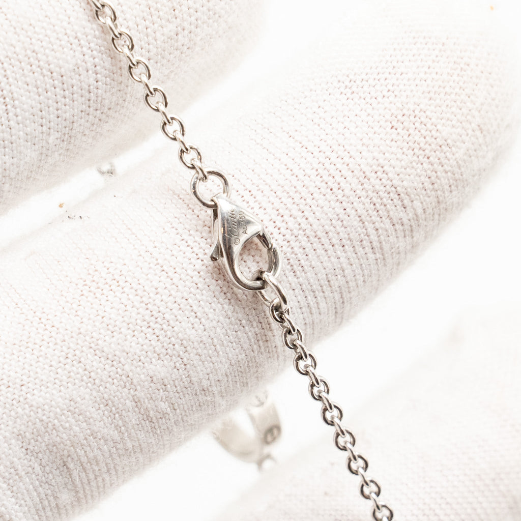 CARTIER LOVE BRACELET ON CHAIN WHITE GOLD
