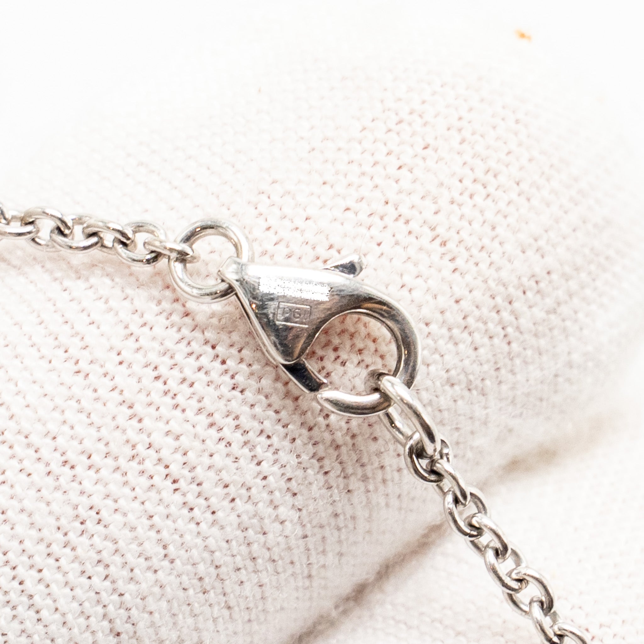 CARTIER LOVE BRACELET ON CHAIN WHITE GOLD