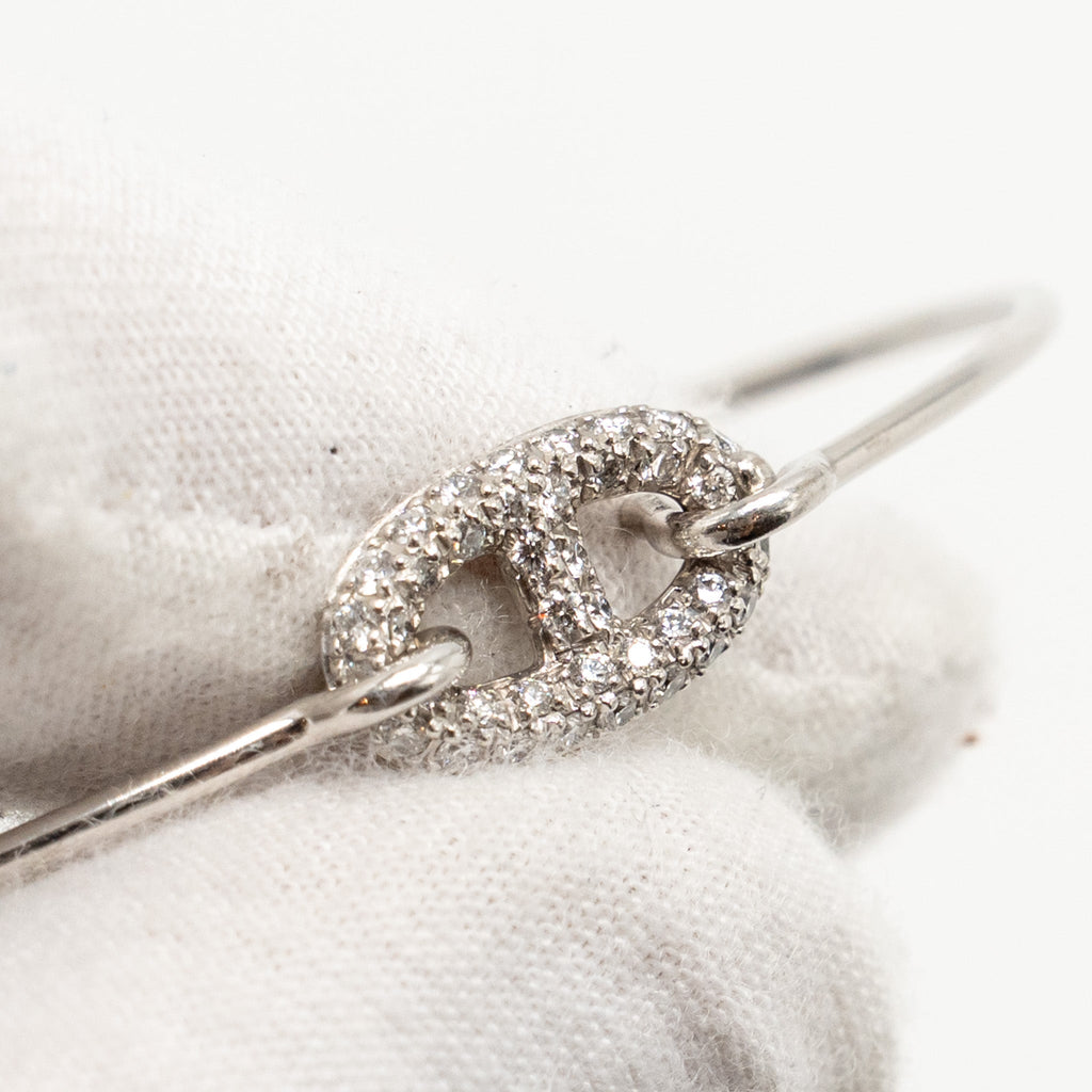 HERMES CHAINE D’ANCRE WHITE GOLD WITH DIAMONDS