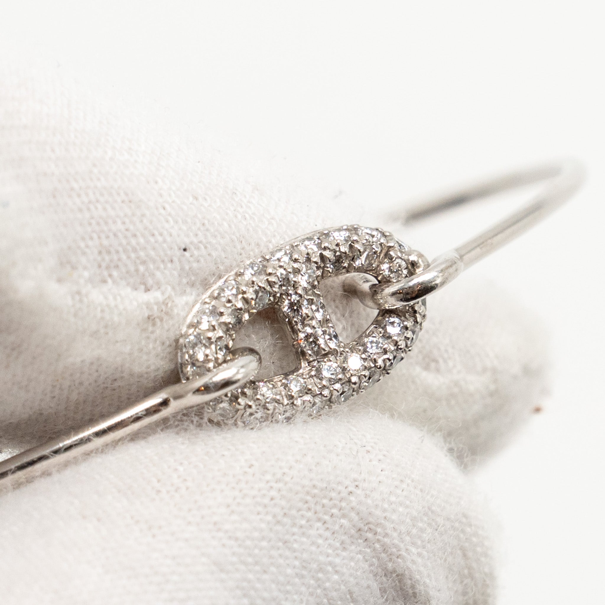 HERMES CHAINE D’ANCRE WHITE GOLD WITH DIAMONDS