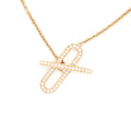 HERMES EVER CHAINE D'ANCRE BRACELET WITH DIAMONDS ROSE GOLD