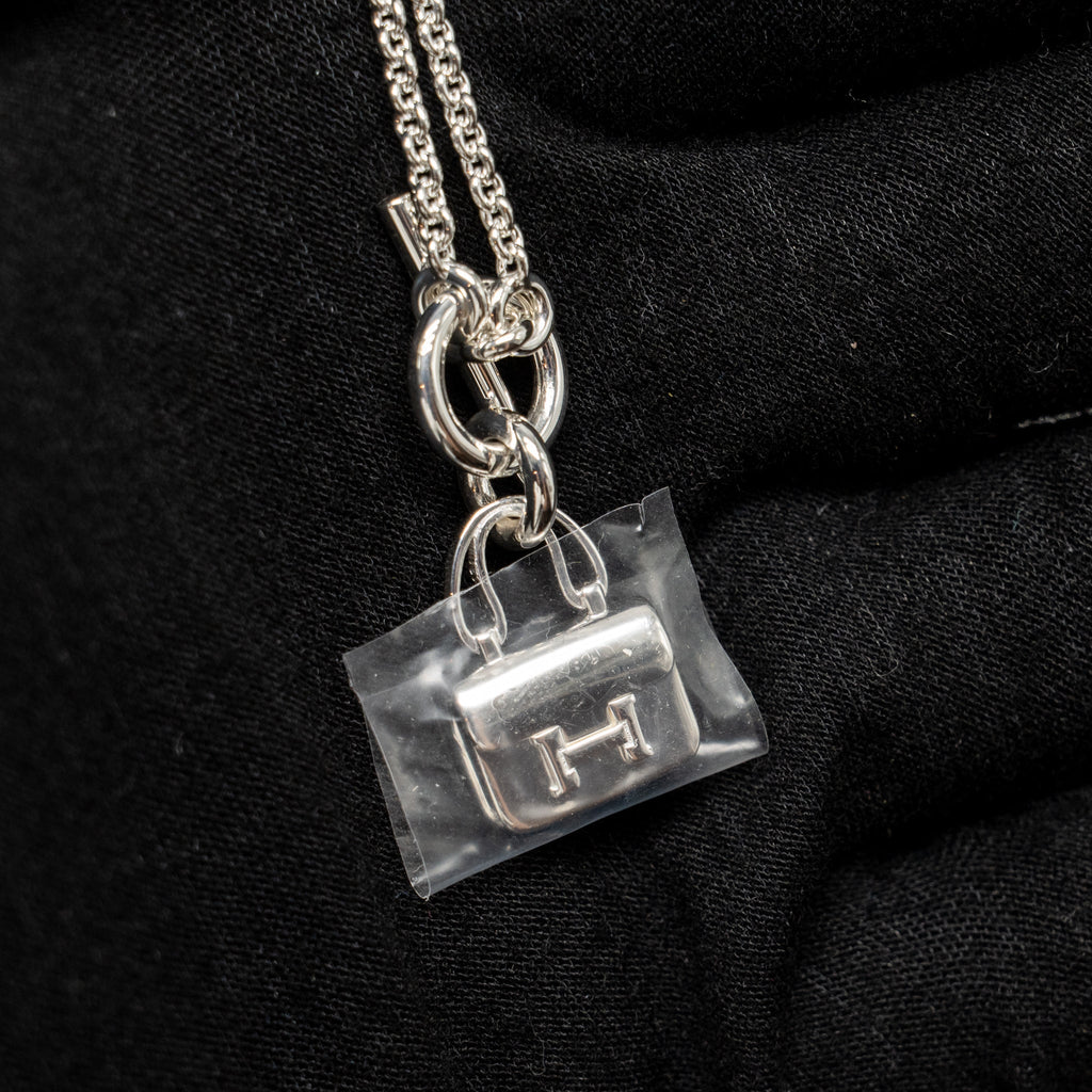 HERMES AMULETTES CONSTANCE PENDANT STERLING SILVER