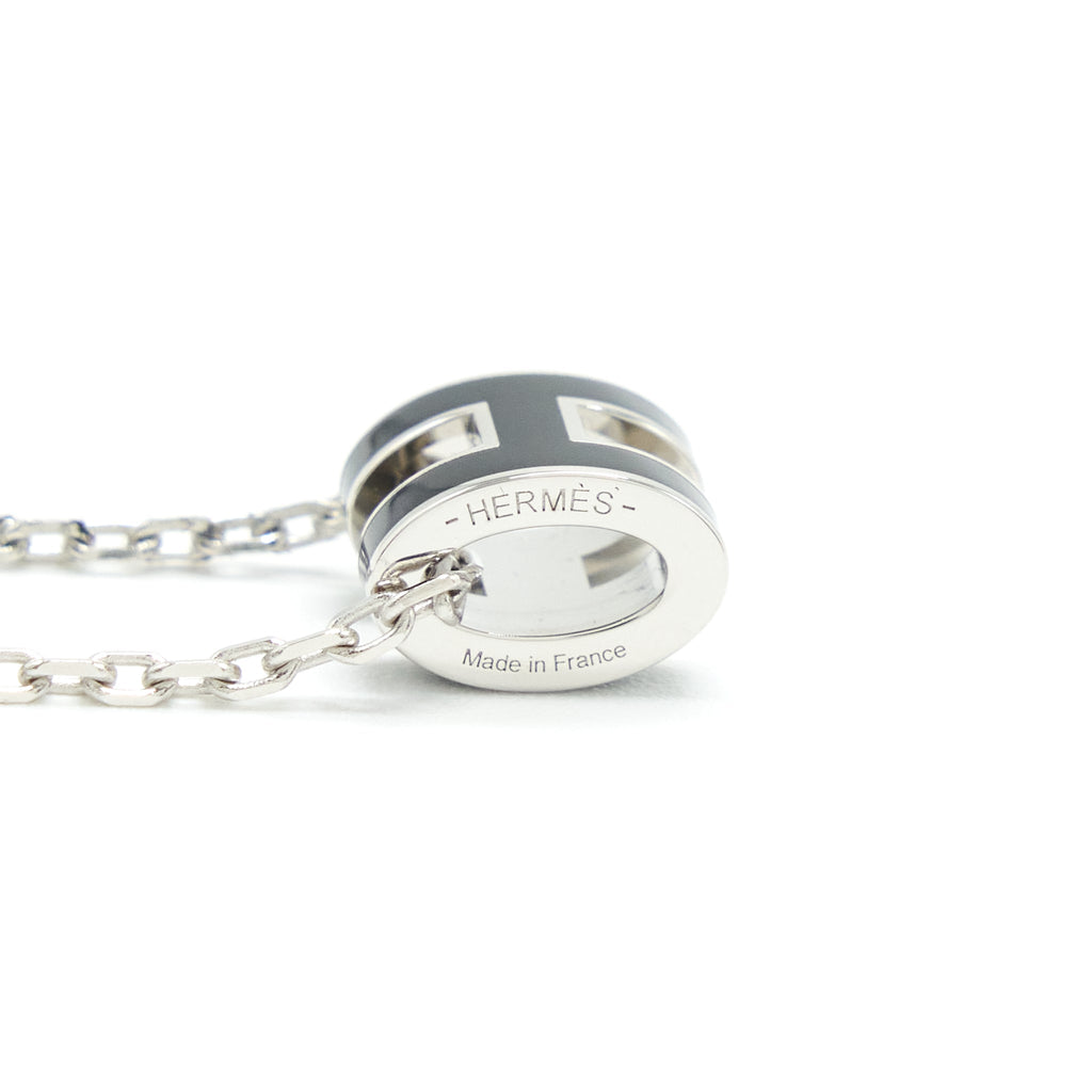 HERMES MINI POP H PENDANT BLACK SHW
