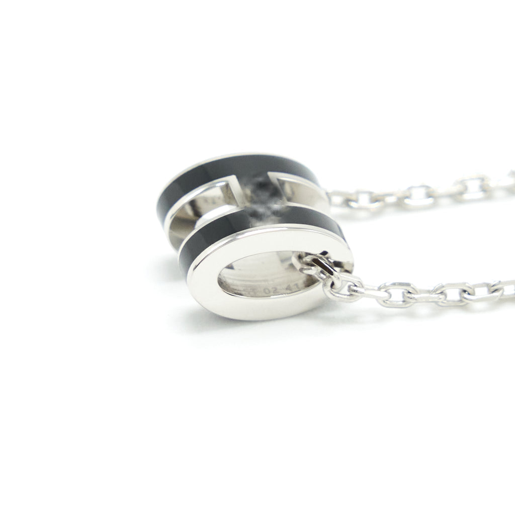 HERMES MINI POP H PENDANT BLACK SHW