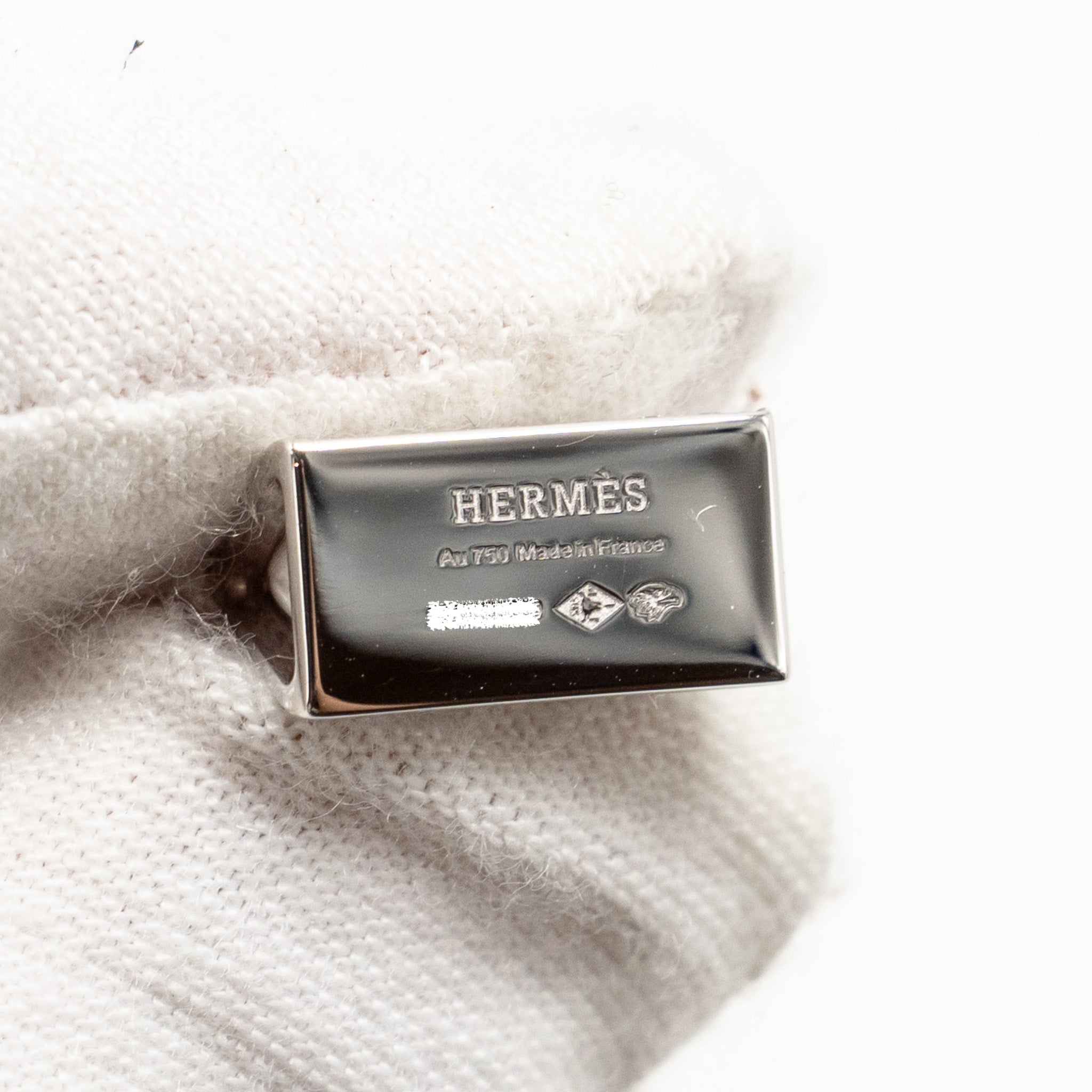 HERMES AMULETTES BIRKIN PENDANT WHITE GOLD/DIAMONDS