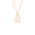 HERMES AMULETTE CONSTANCE PENDANT ROSE GOLD WITH DIAMONDS