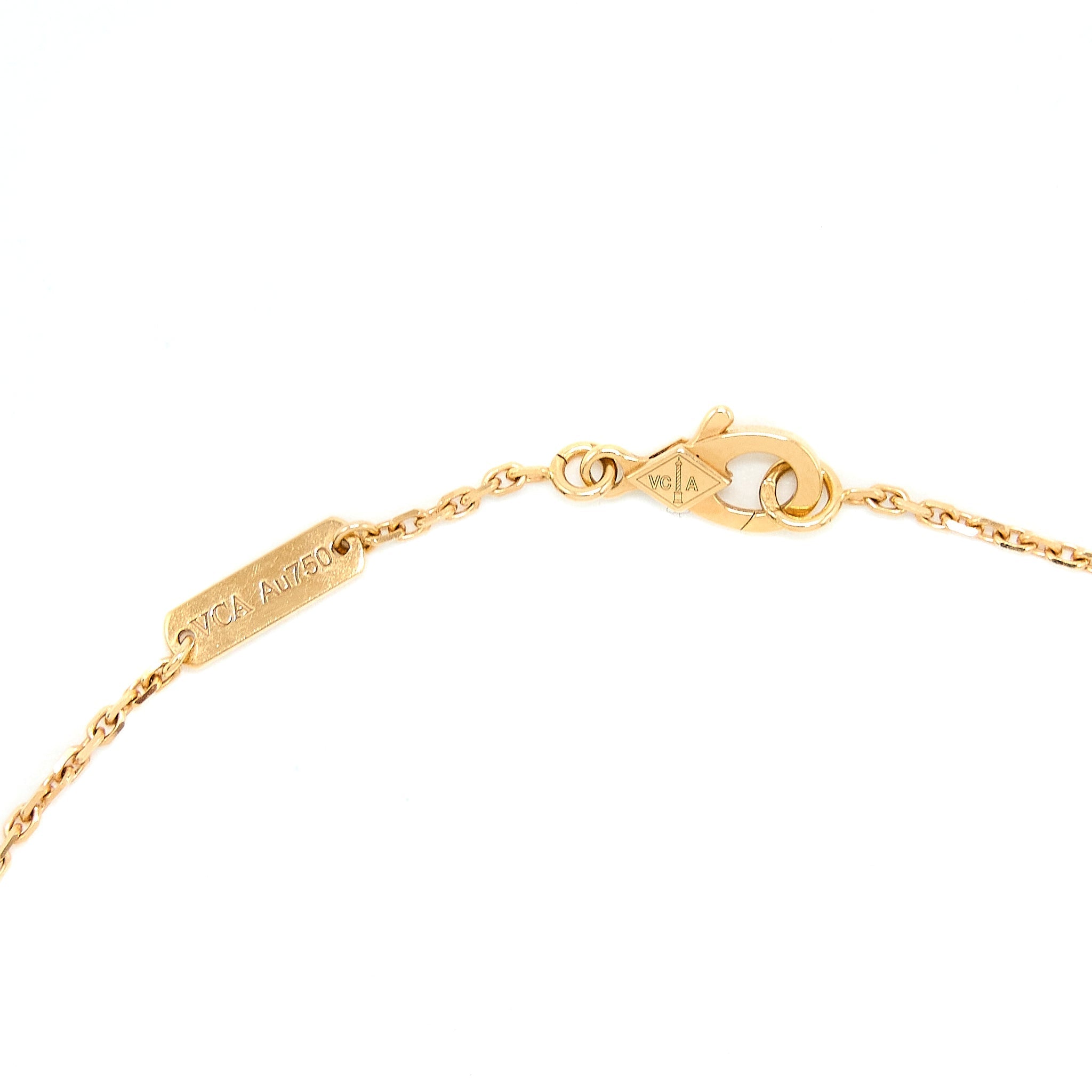 VAN CLEEF & ARPELS 2021 HOLIDAY LIMITED PENDANT VINTAGE ALHAMBRA NECKLACE