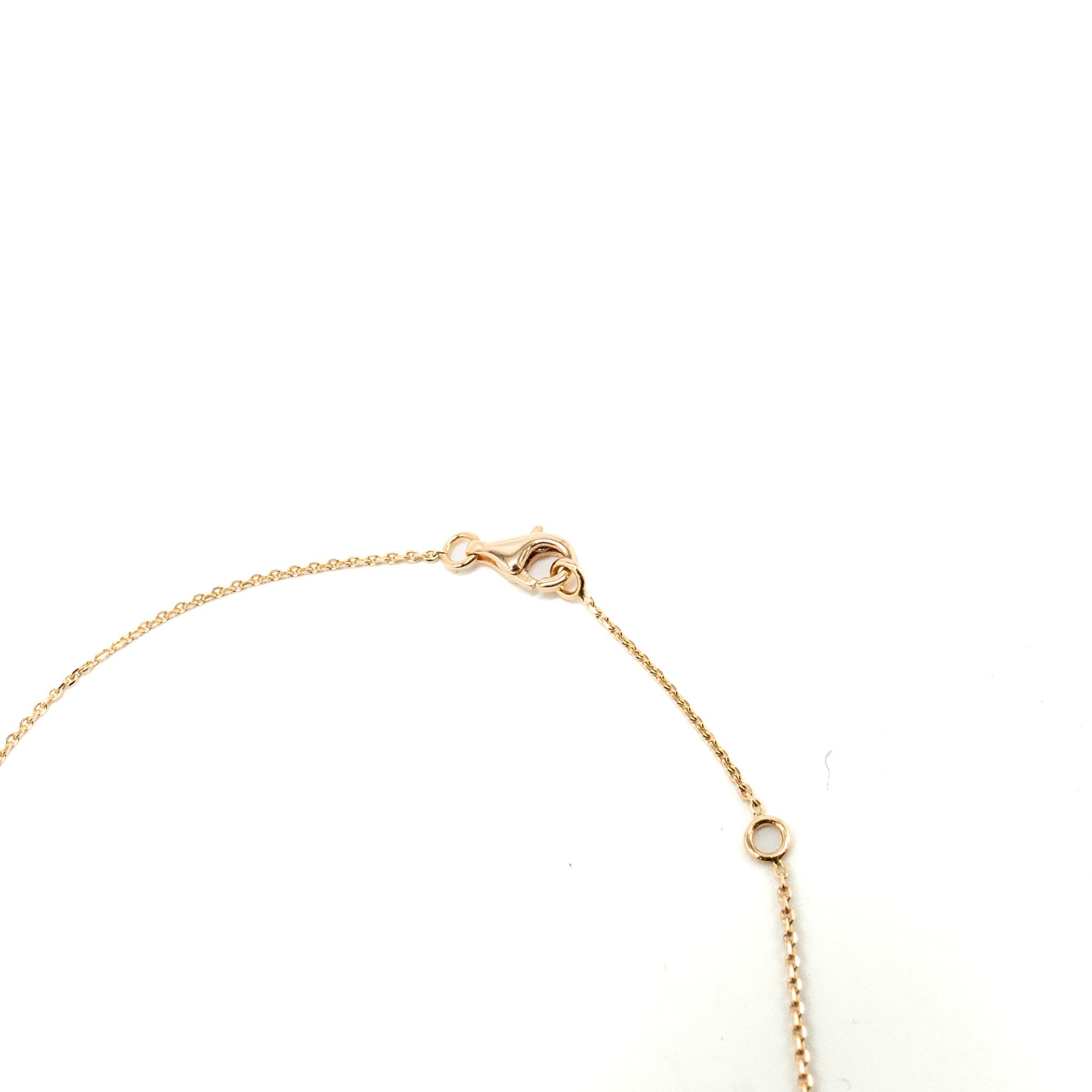 CHANEL EXRTRAID DE CAMELIA NECKLACE 18K ROSE GOLD/DIAMOND