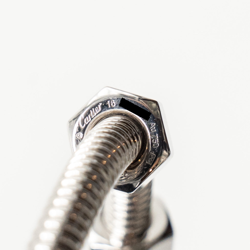 CARTIER ECROU DE CARTIER BRACELET WHITE GOLD