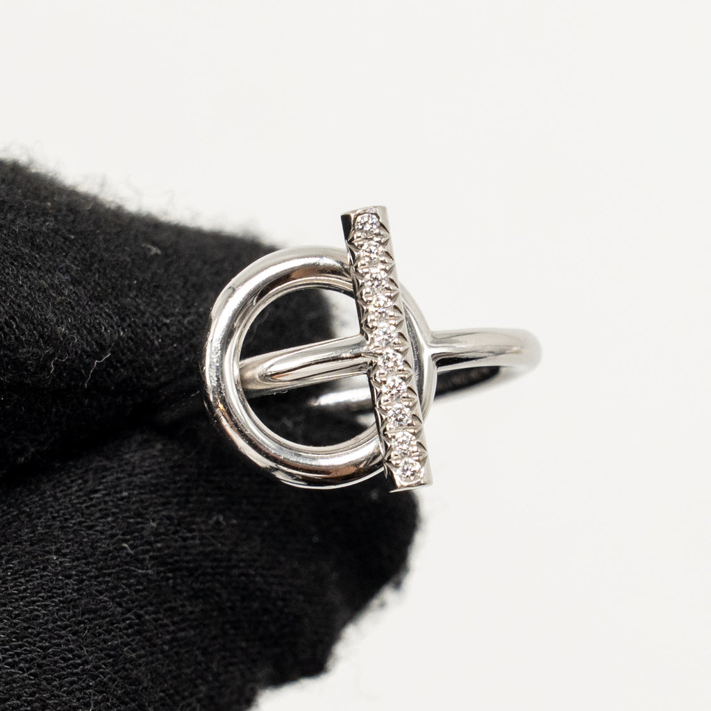HERMES ECHAPPEE HERMES RING WHITE GOLD, DIAMONDS