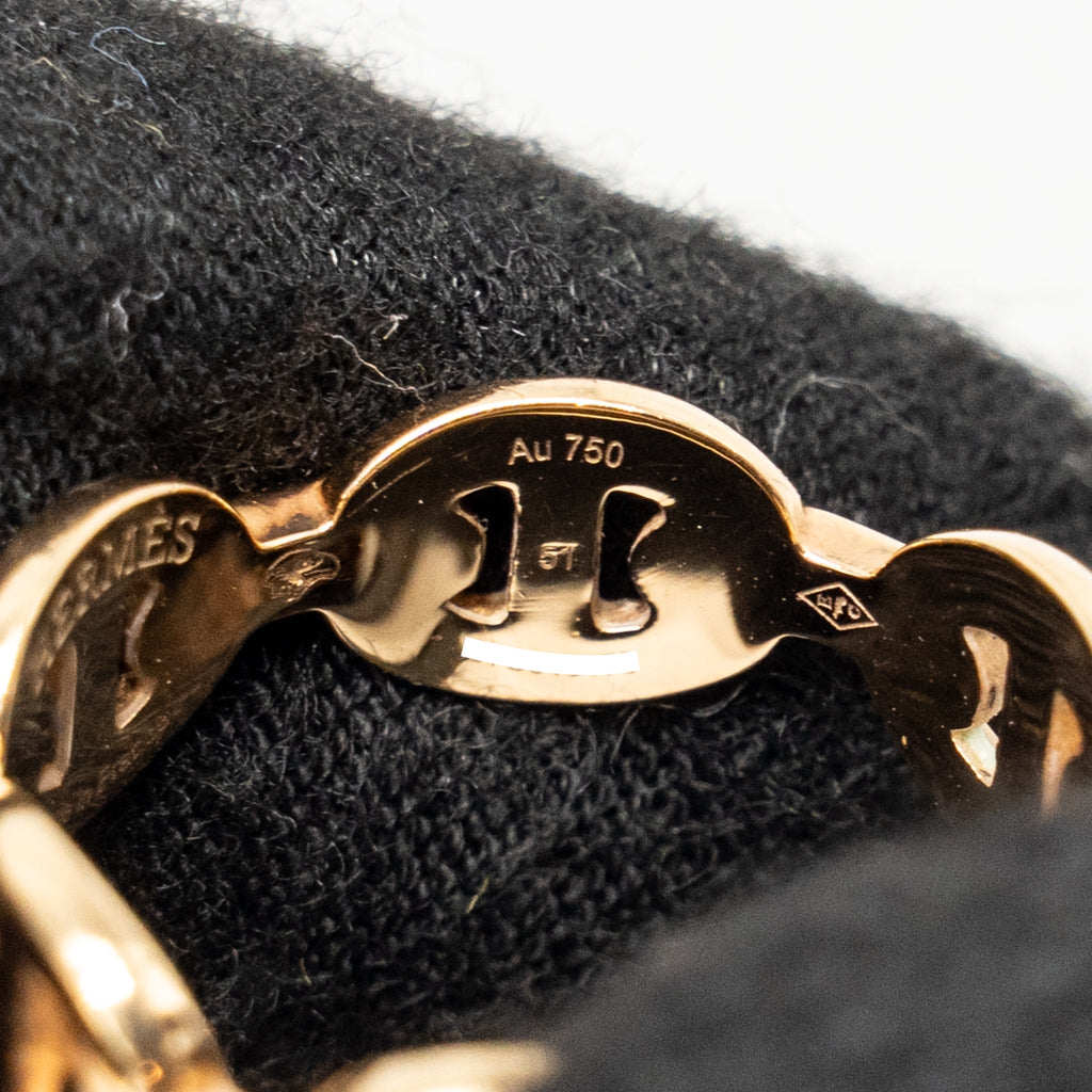 HERMES CHAINE D’ANCRE ENCHAINEE RING ROSE GOLD