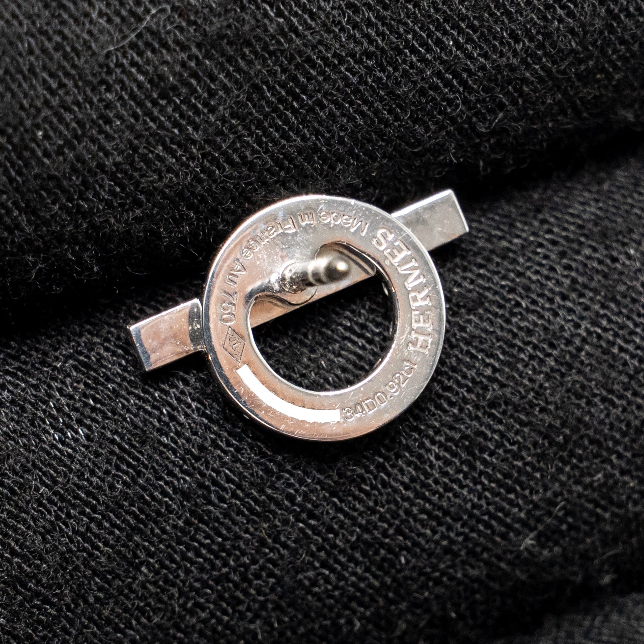 HERMES FINESSE EARRINGS WHITE GOLD / DIAMONDS