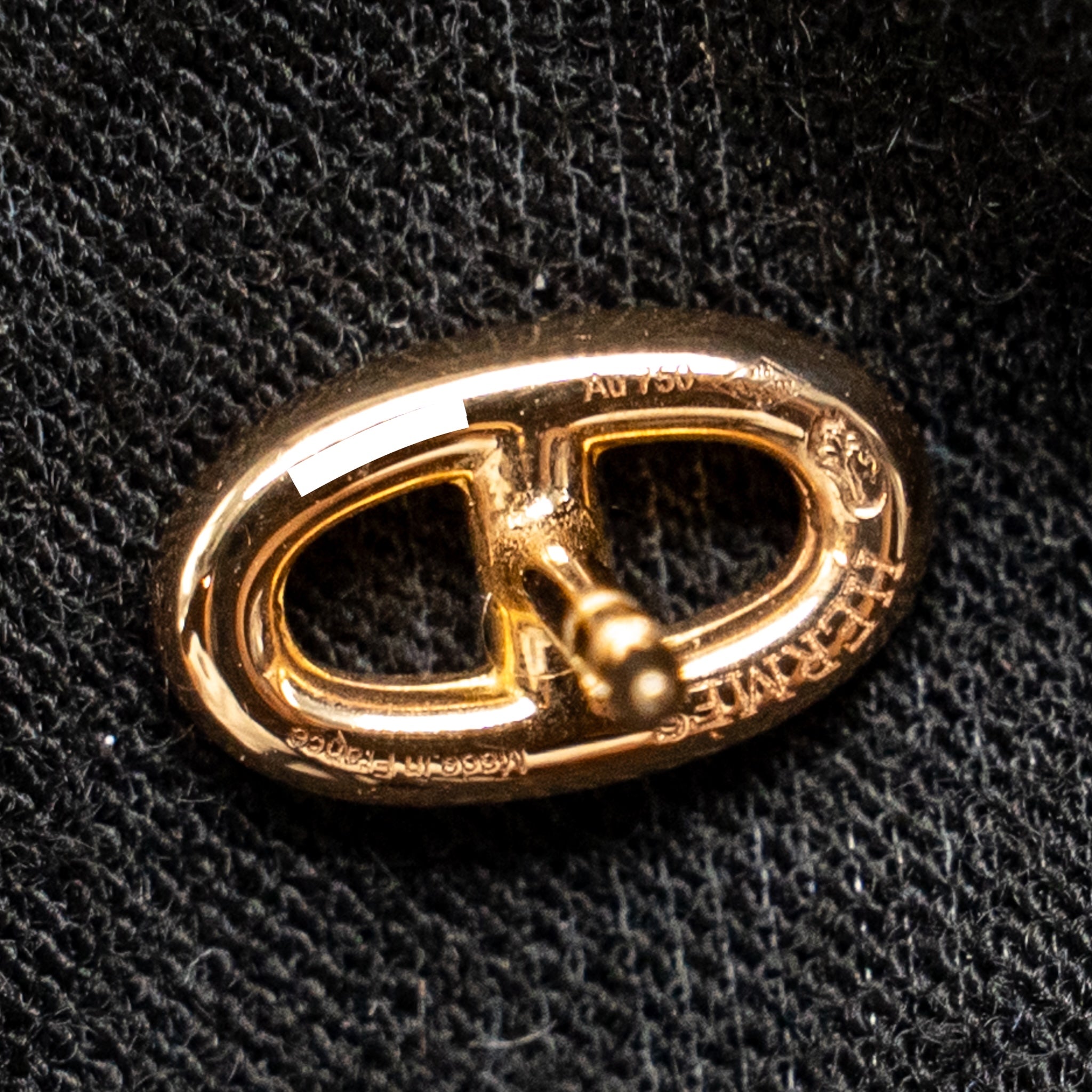 HERMES FARANDOLE EARRINGS ROSE GOLD