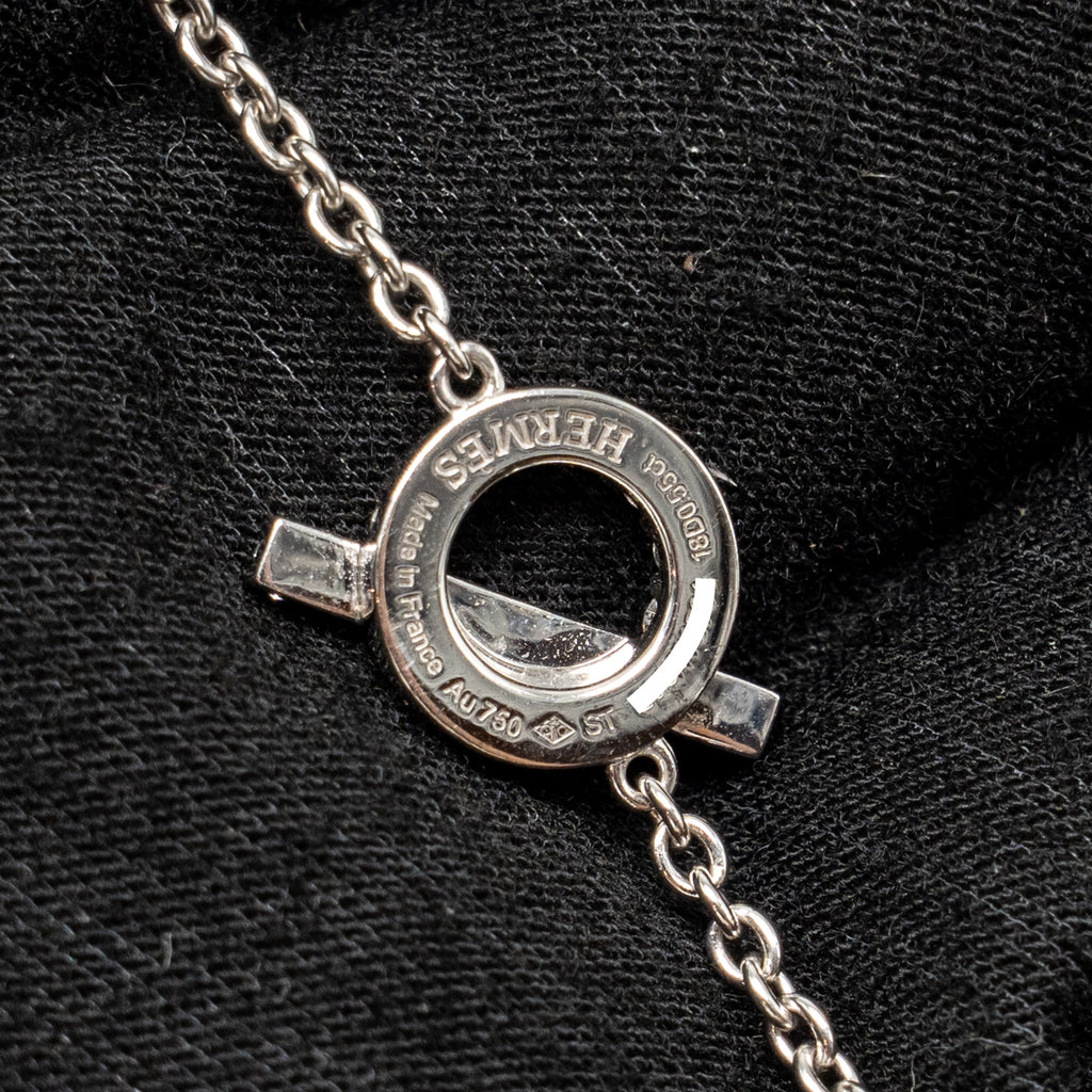 HERMES FINESSE BRACELET WHITE GOLD / DIAMONDS