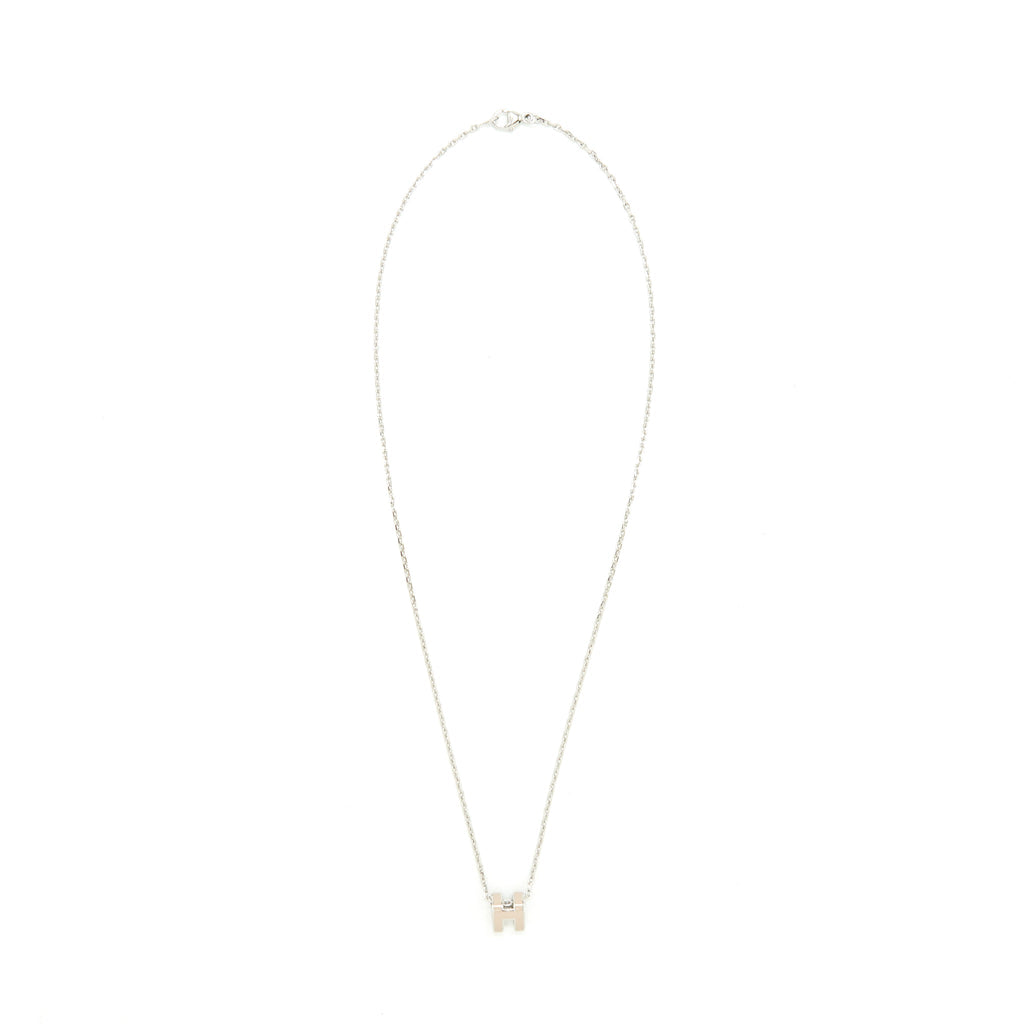 HERMES MINI POP H PENDANT MARRON GLACE SHW