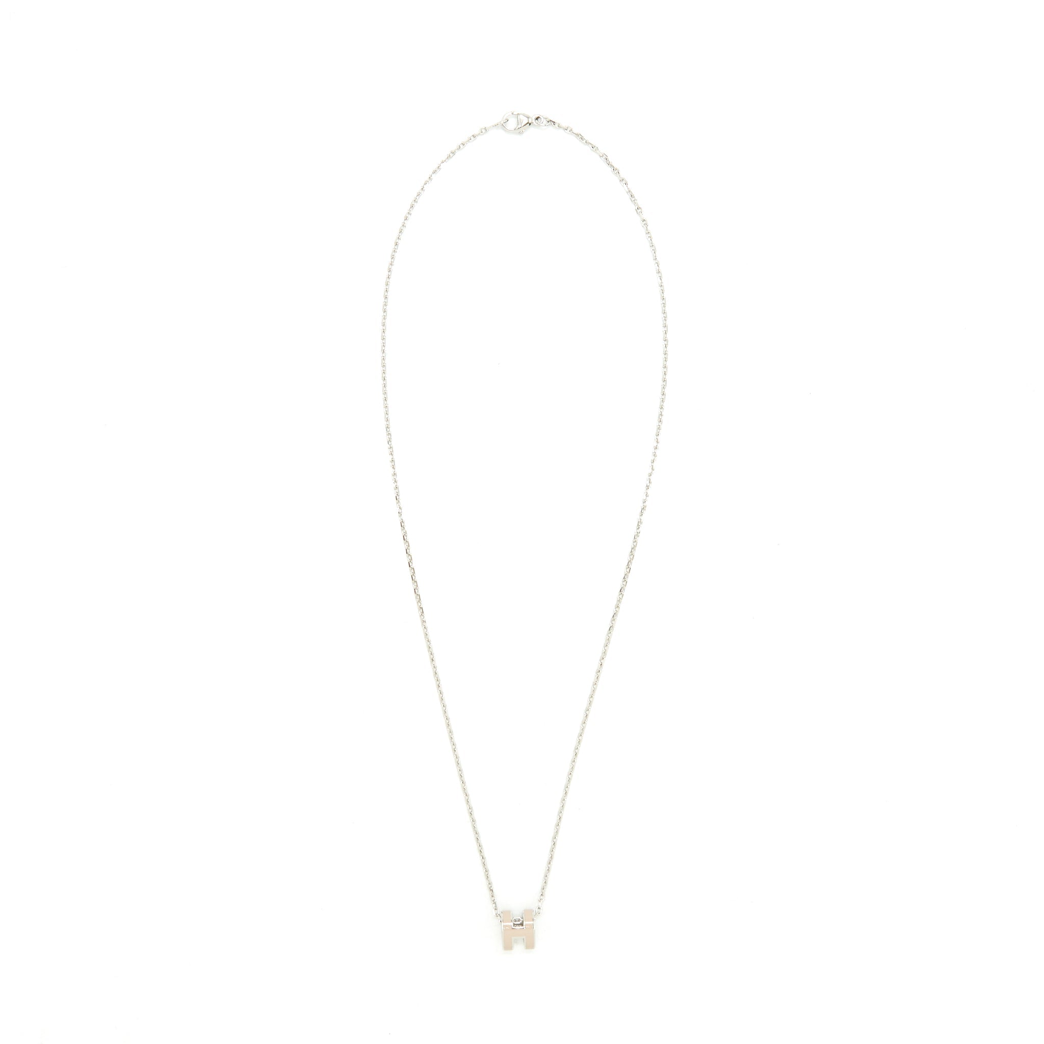 HERMES MINI POP H PENDANT MARRON GLACE SHW