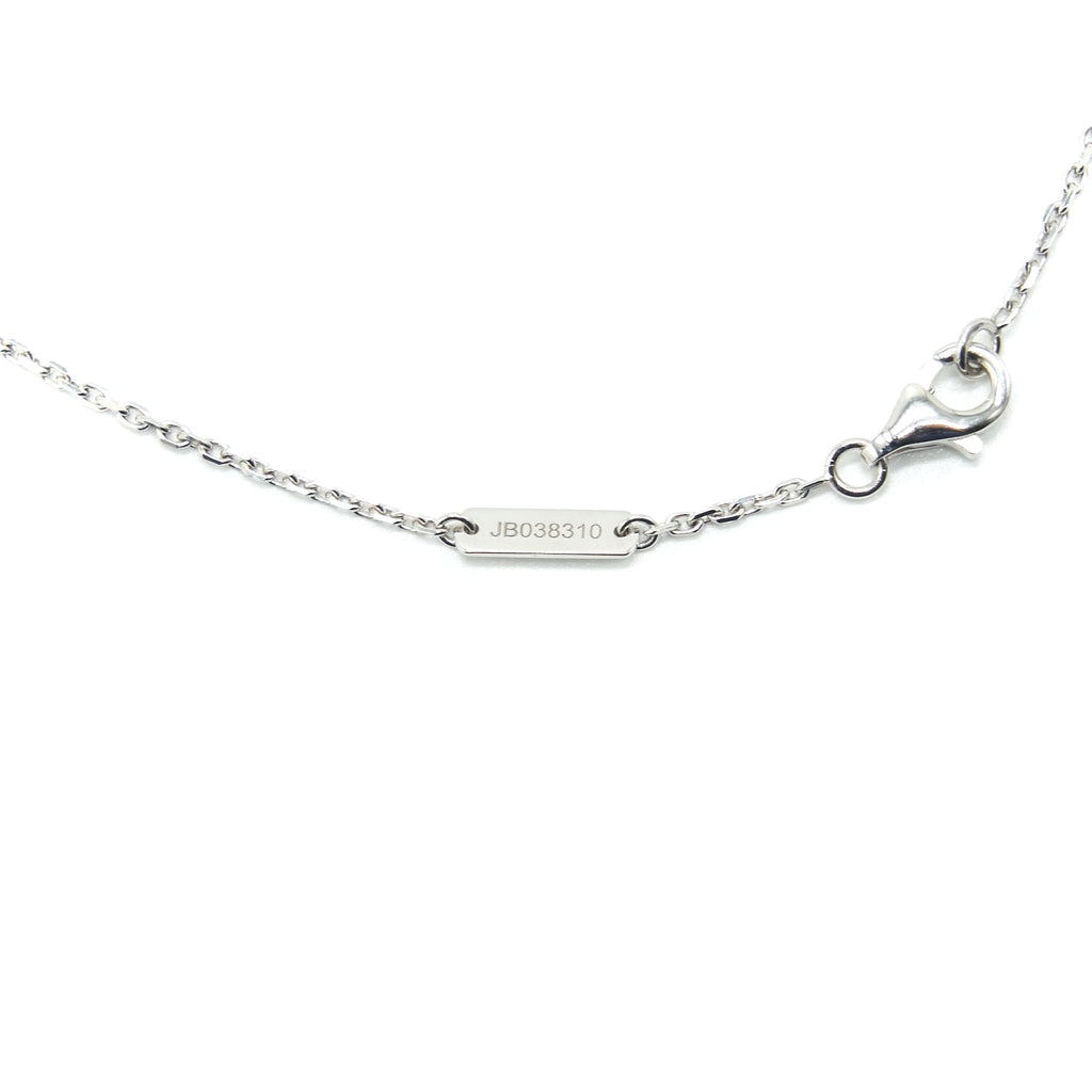 VAN CLEEF & ARPELS ALHAMBRA VINTAGE TURQUOISE WHITE GOLD NECKLACE