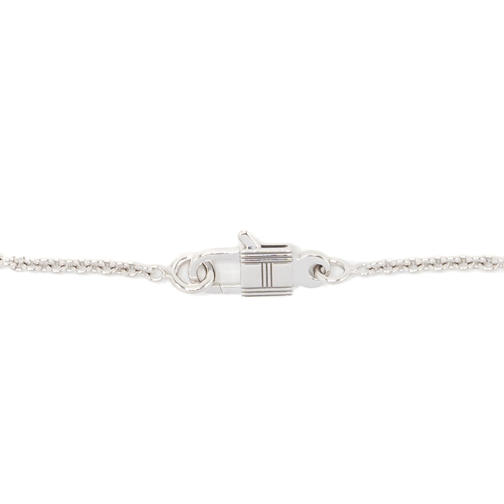 HERMES AMULETTE CONSTANCE PENDANT WHITE GOLD DIAMONDS