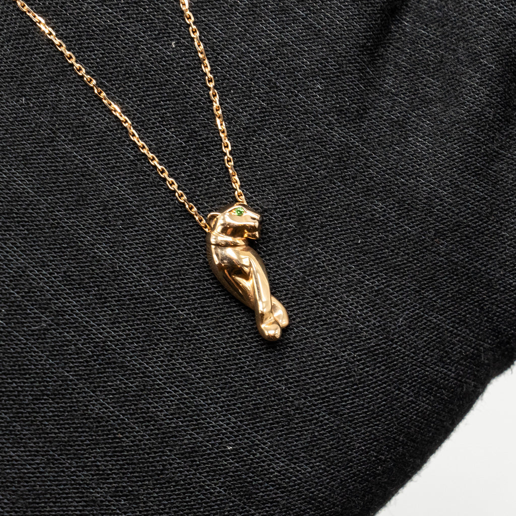 CARTIER PANTHERE NECKLACE ROSE GOLD SMALL MODEL