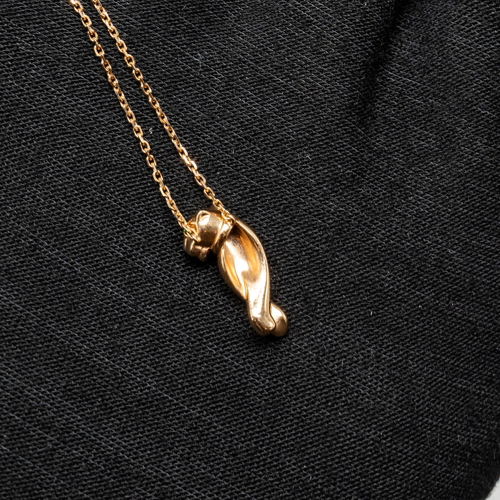 CARTIER PANTHERE NECKLACE ROSE GOLD SMALL MODEL