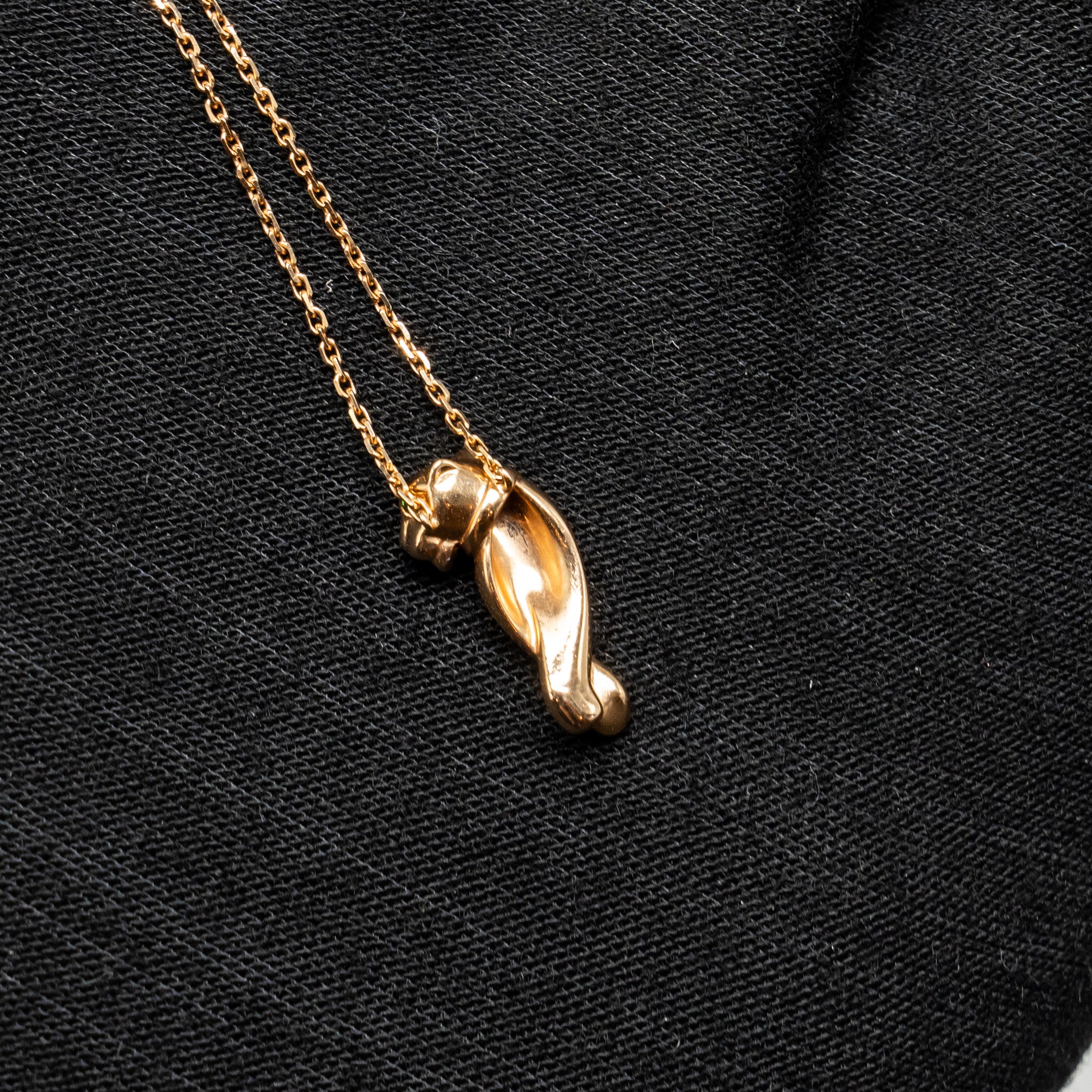 CARTIER PANTHERE NECKLACE ROSE GOLD SMALL MODEL